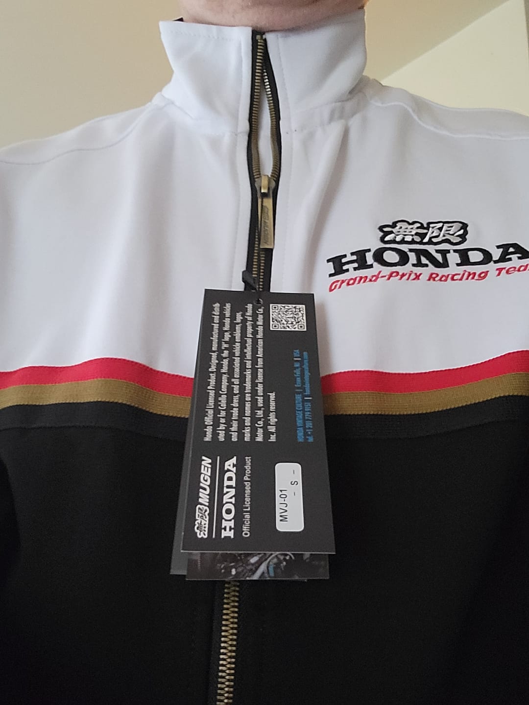 Customer photo review of 1996 Mugen-Honda Grand Prix Racing Team Light Jacket