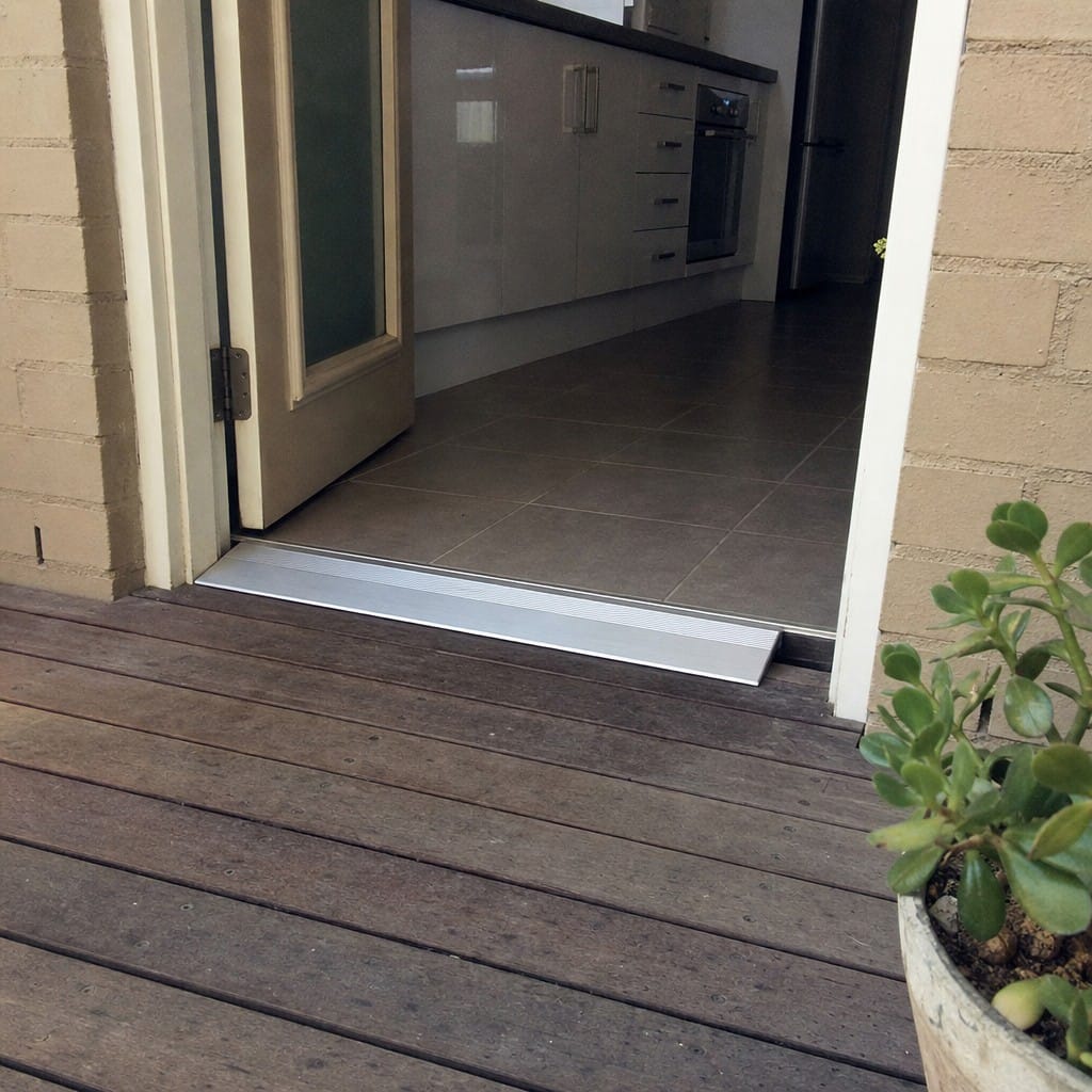 Customer photo review of Aluminium Floor Ramp 10mm 12mm Anodised Vehicle Access Transition
