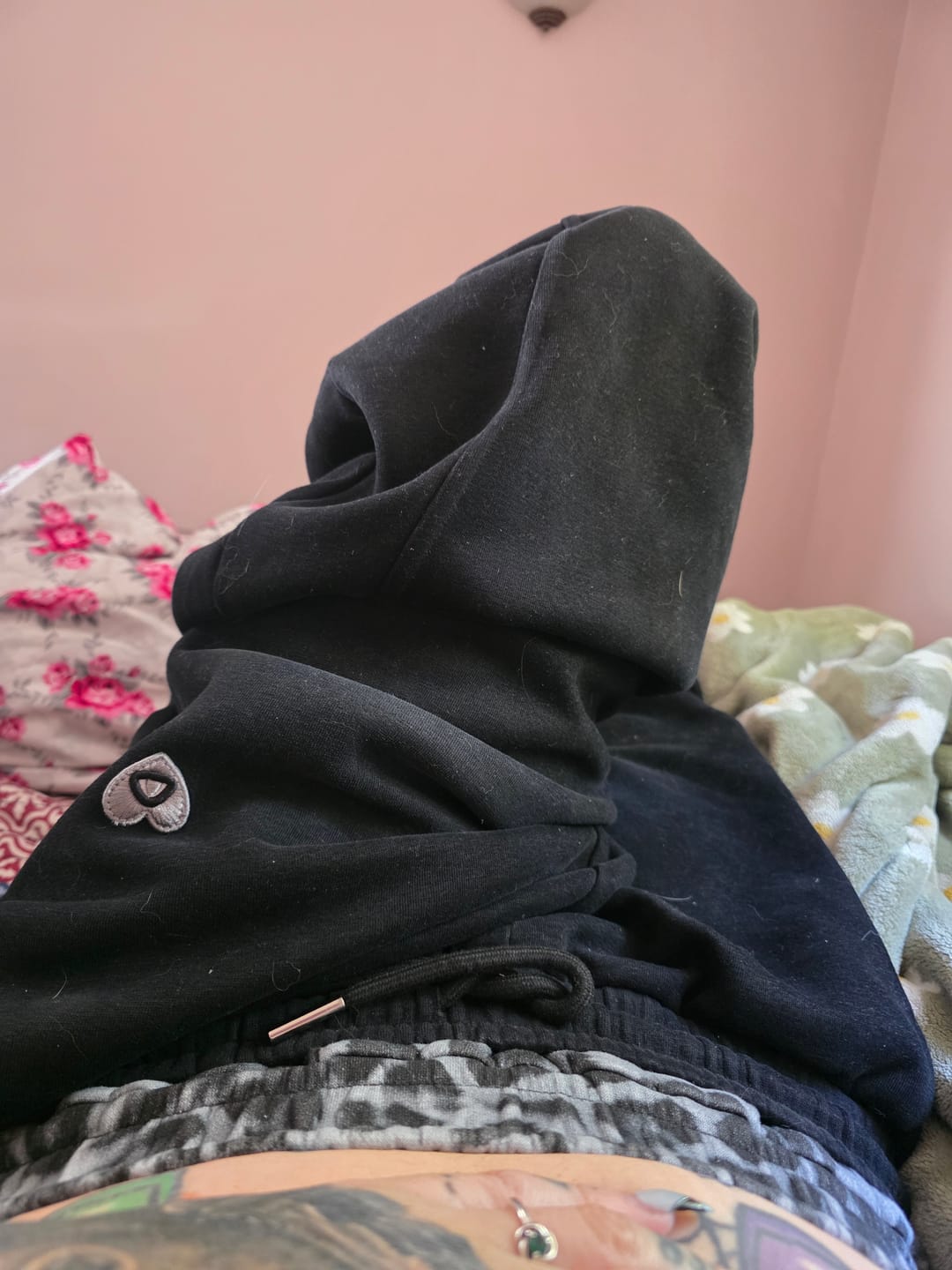 Customer photo review of Aelfric Eden Leopard Double Waist Baggy Sweatpants