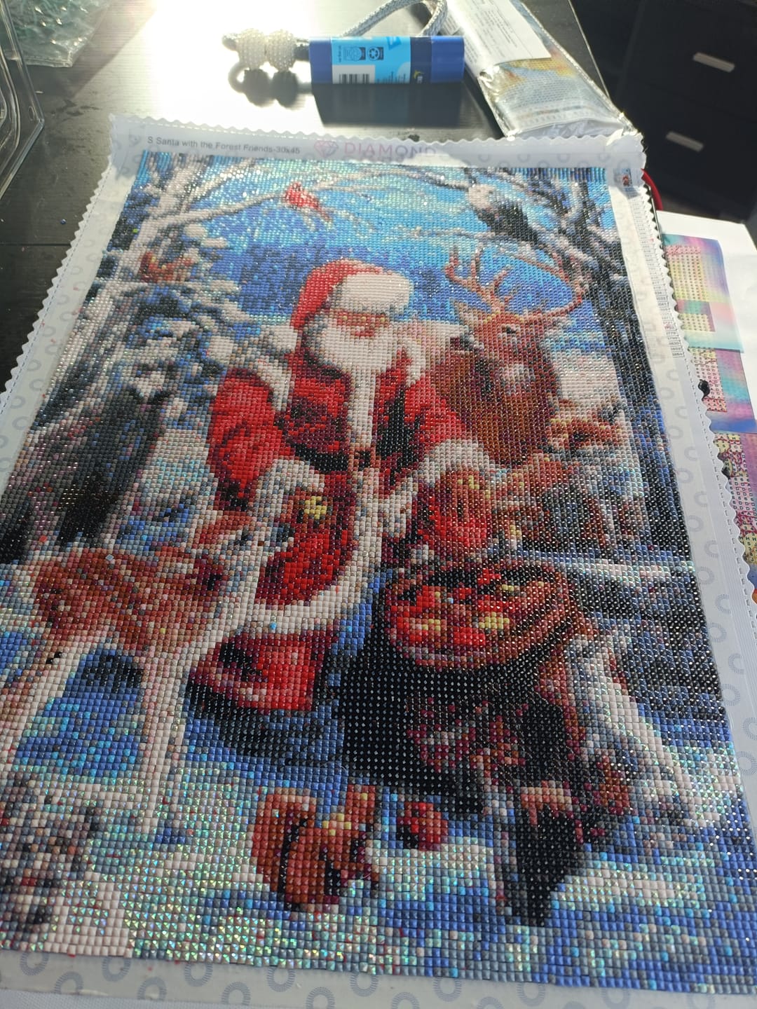 Customer photo review of Santa with the Forest Friends