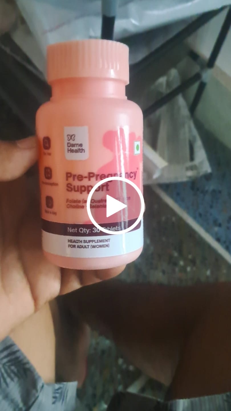 Customer video review of Pre-Pregnancy Support | Women's Preconception Multivitamin