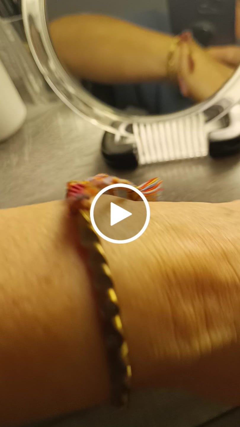 Customer video review of Tibetisches Kupfer Glücksarmband