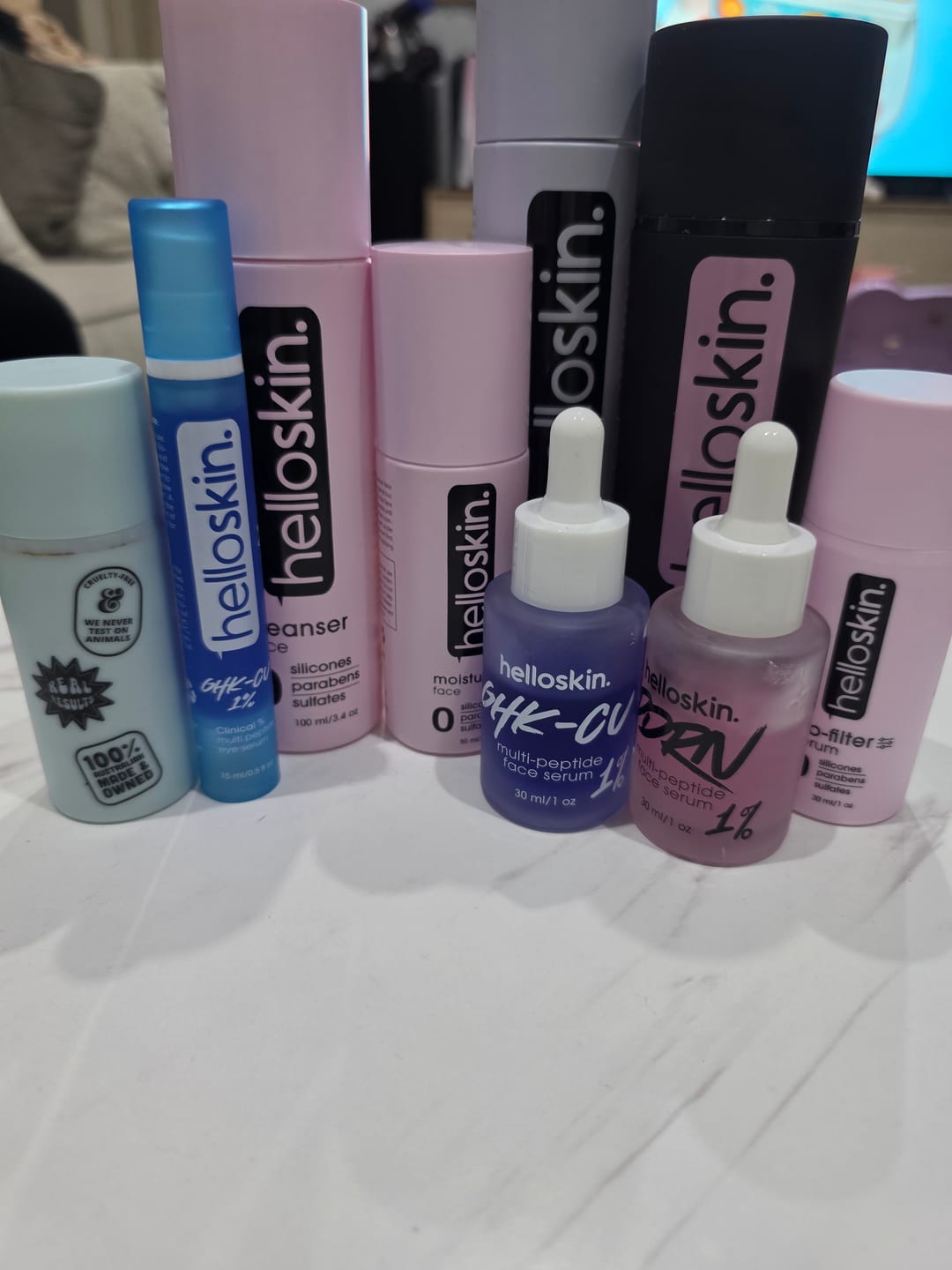 Customer photo review of glow am/pm cleanser