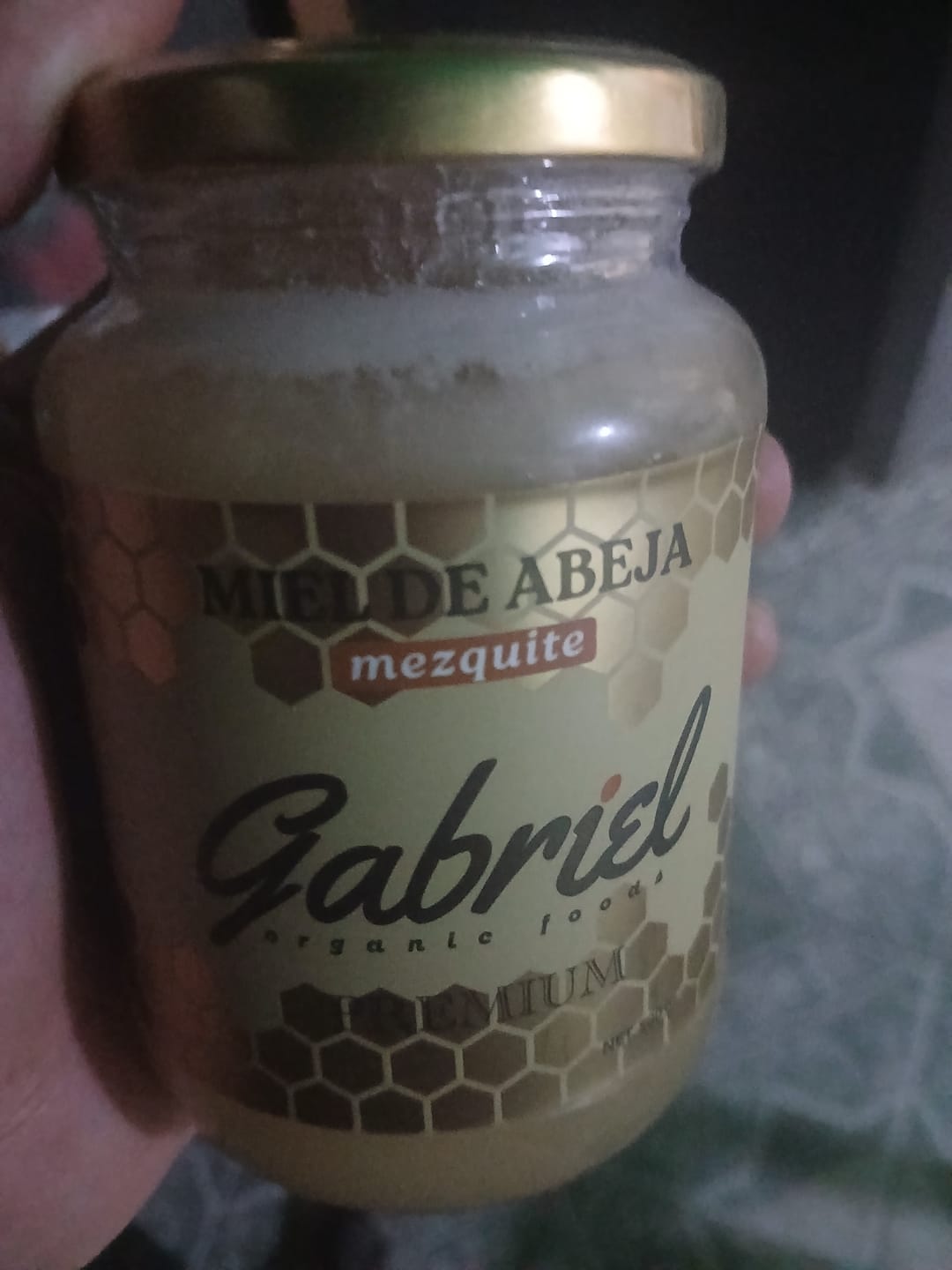 Customer photo review of Miel de Abeja 100% Pura de Flor de Mezquite (500 g)