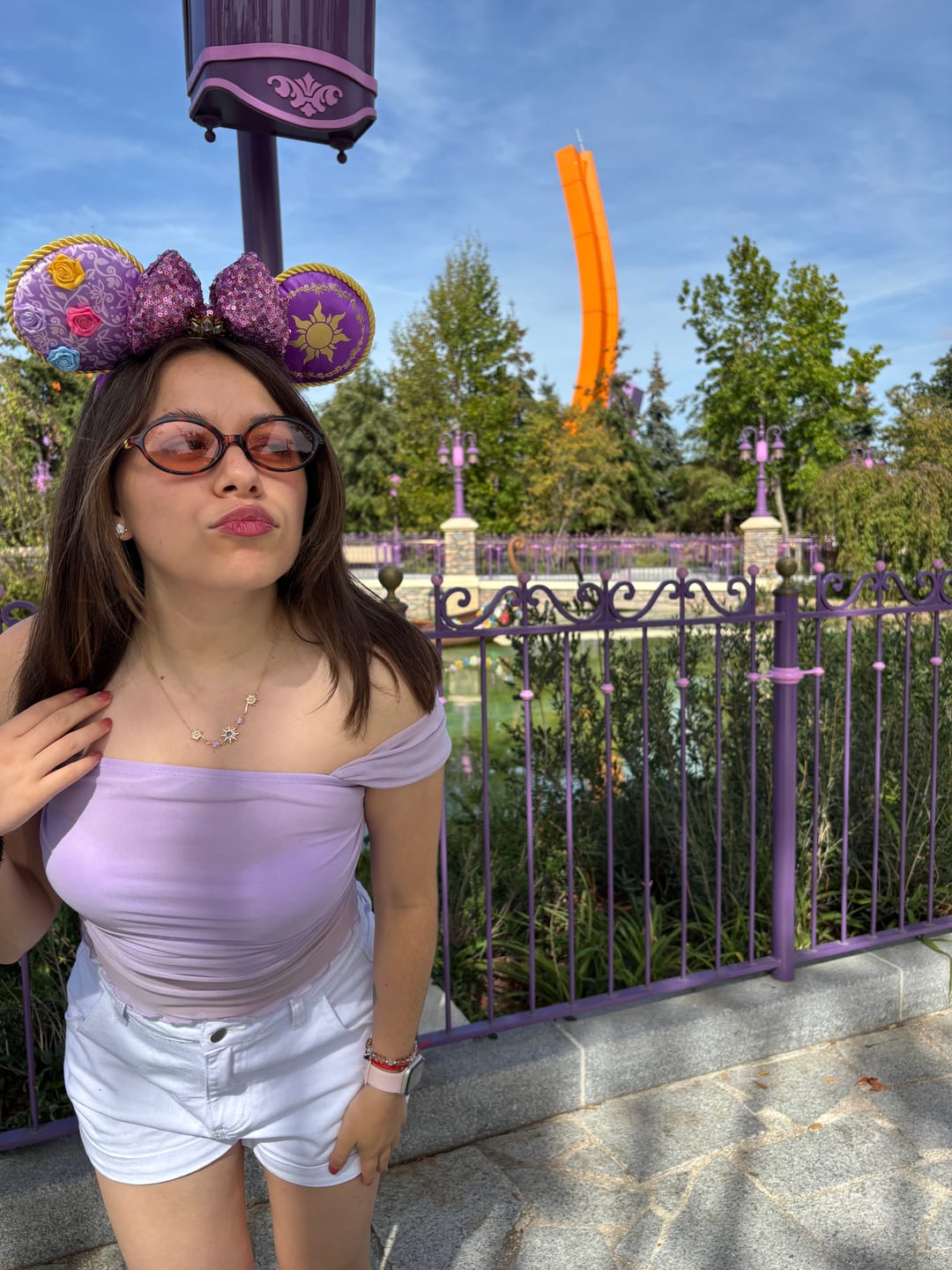 Customer photo review of Collar Princess Lavender