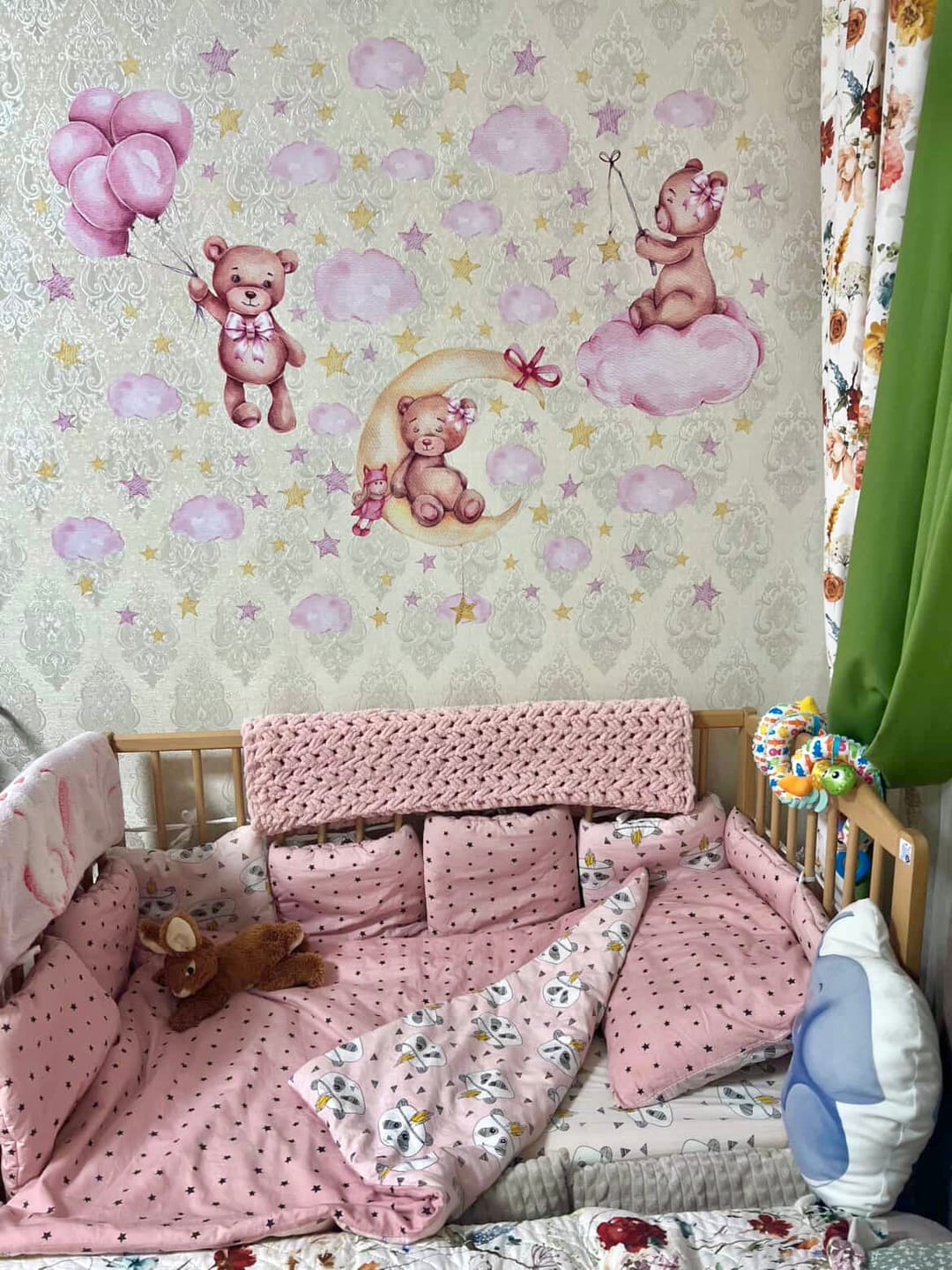 Customer photo review of Bears Wall Decals 4.32