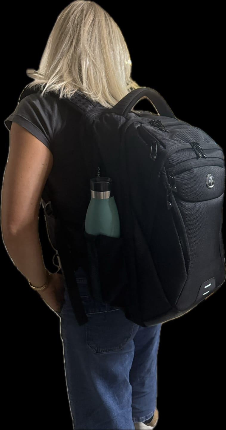 Customer photo review of TERABYTE NG Black Backpack