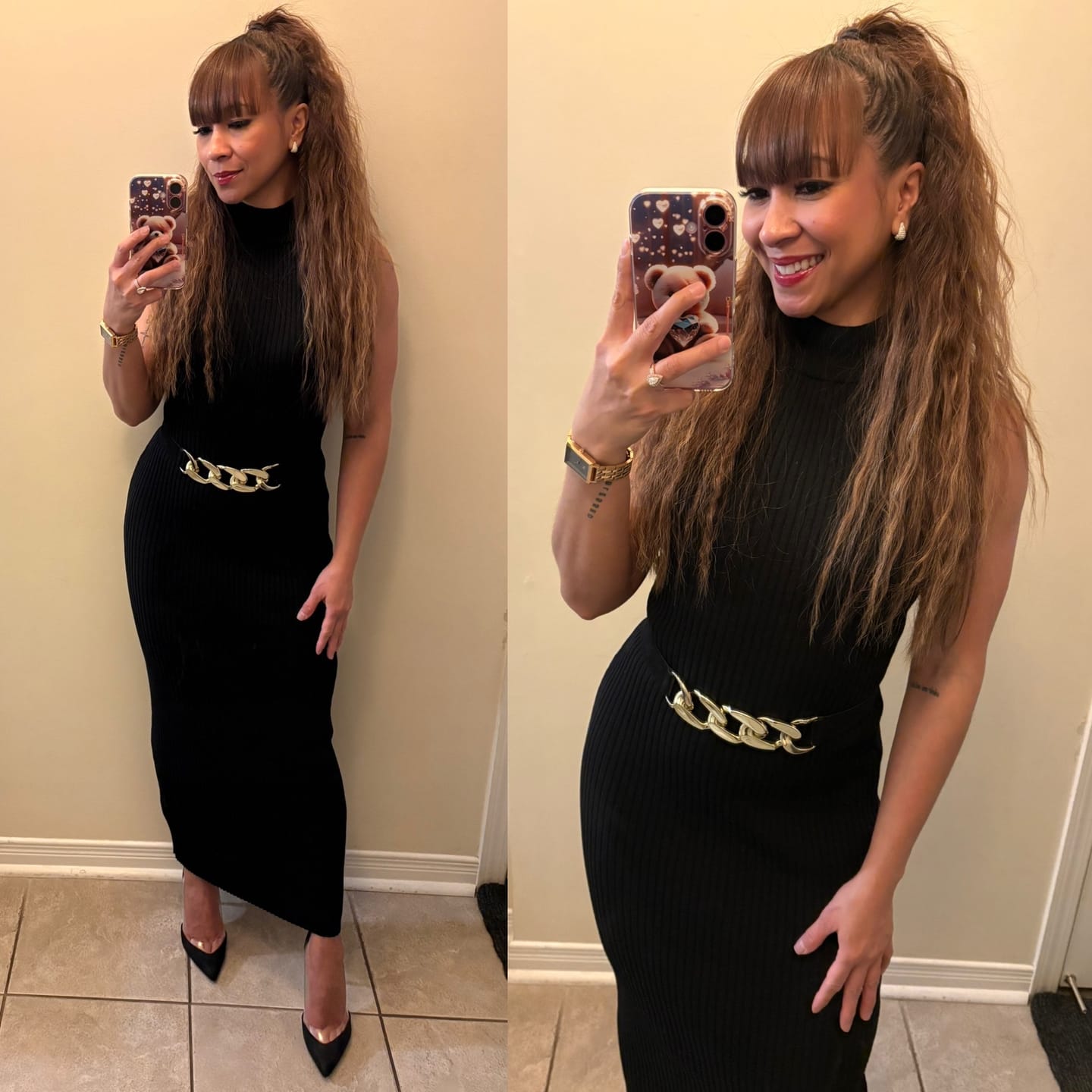 Customer photo review of Hira Earrings