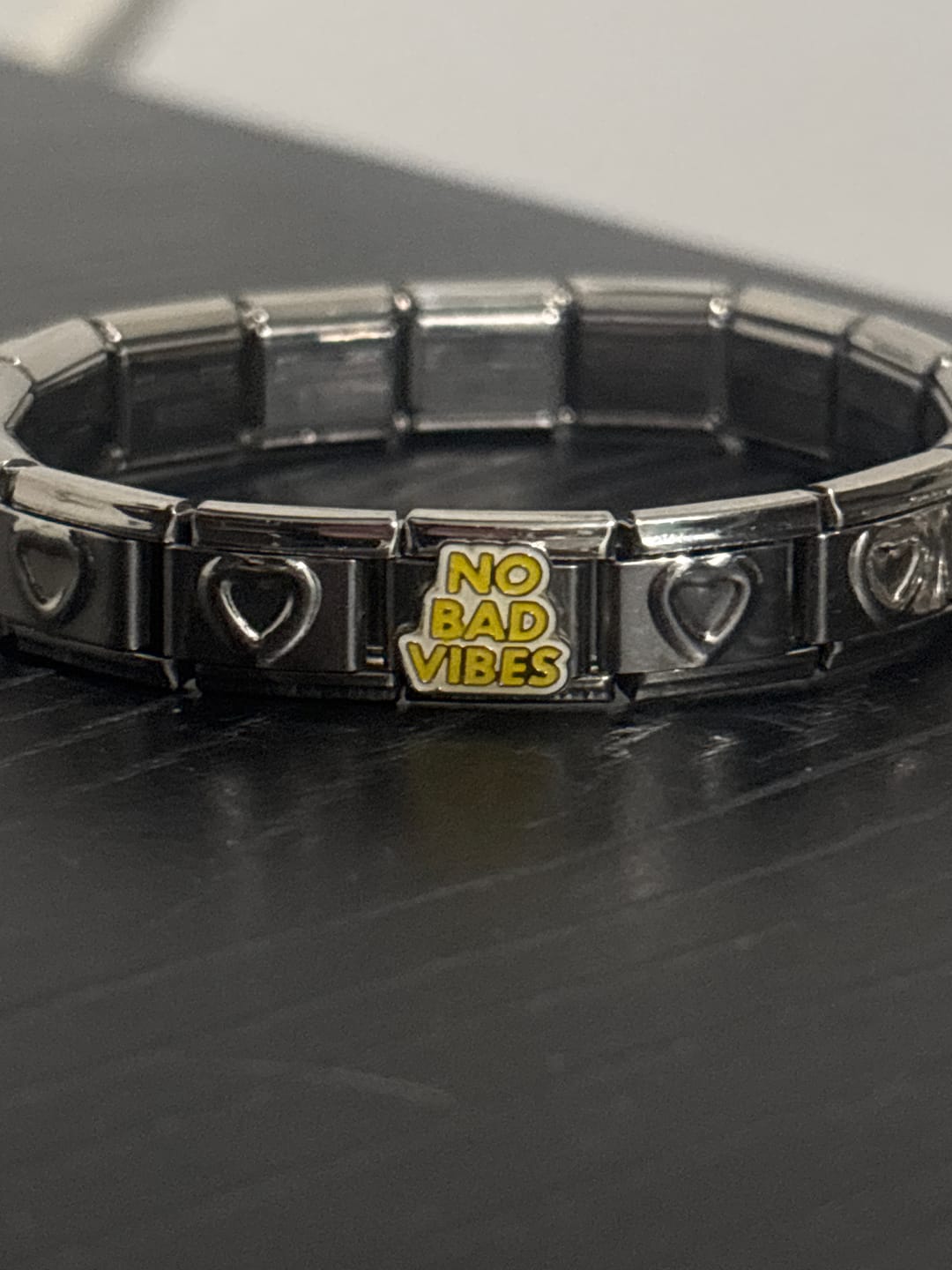 Customer photo review of Charm No bad vibes