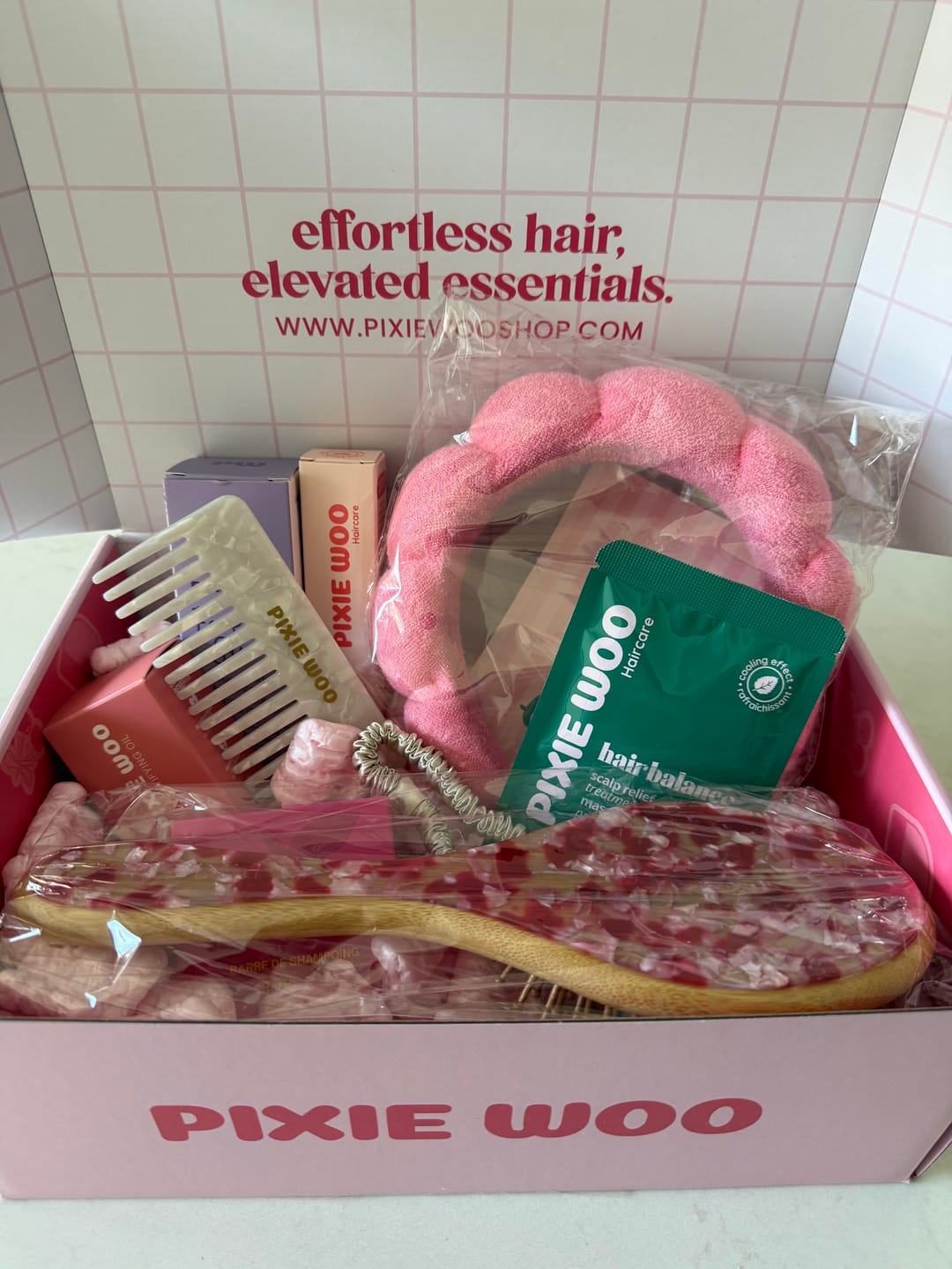 Customer photo review of Mystery Box - 4 haircare products