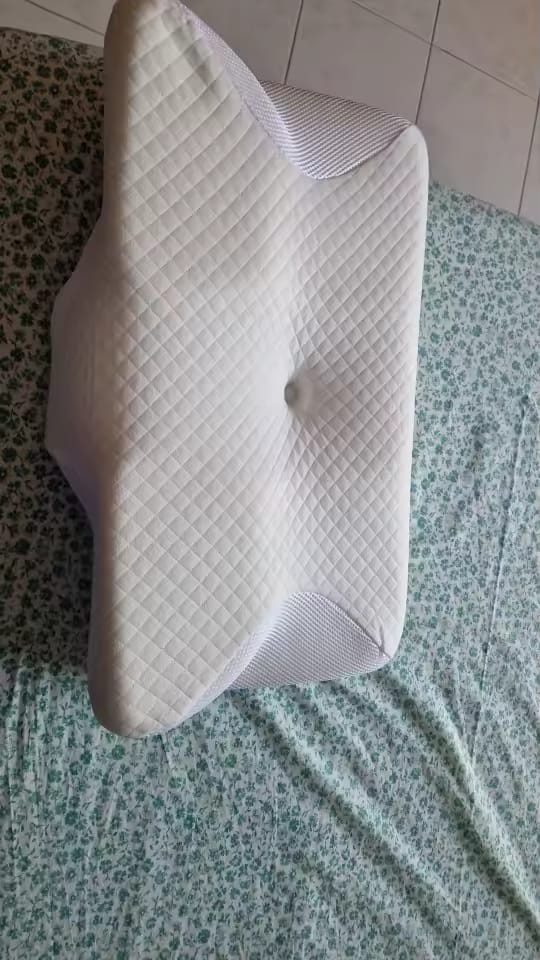 Customer photo review of Ergonomic Memory Foam Cervical Pillow
