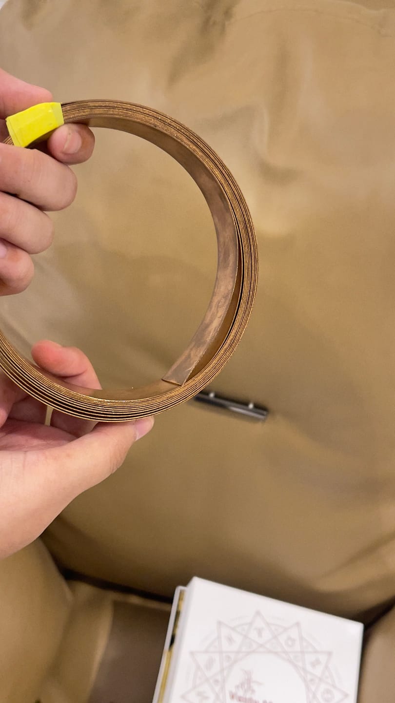 Customer photo review of Pure Copper Metal Strip – Vastu Remedy for North-East Toilet Dosh & Extension Corrections | Ideal for Walls, Floors & Doorways | 1 mm Thickness | 8-100 Feet Lengths