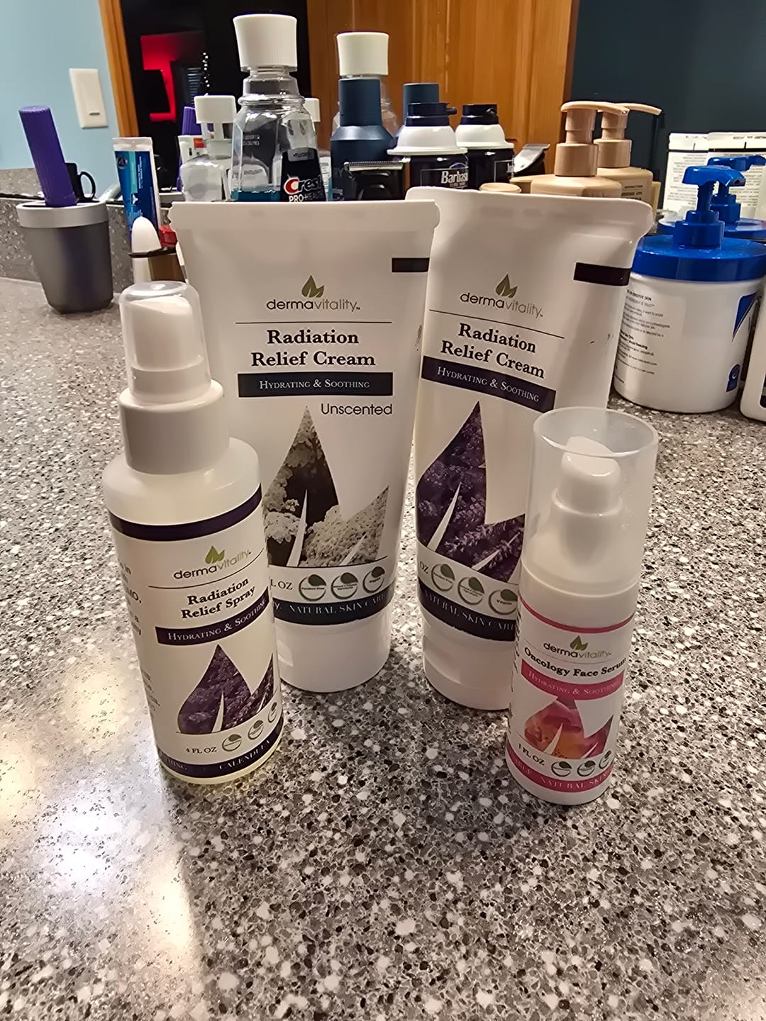 Customer photo review of Best Calendula Cream for Radiation Burns- Organic Unscented Radiation Relief Cream