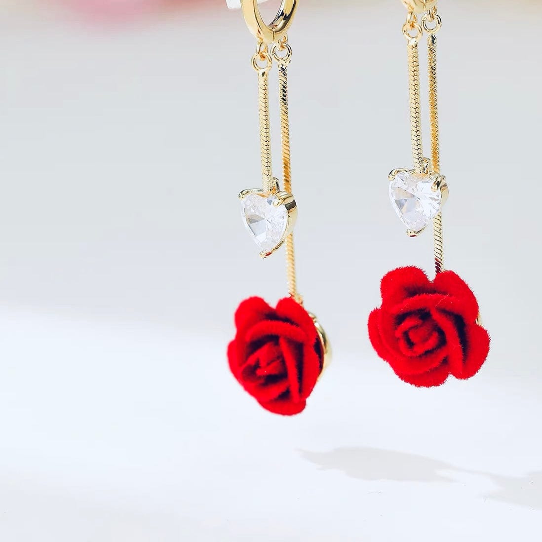 Customer photo review of Basia Earrings