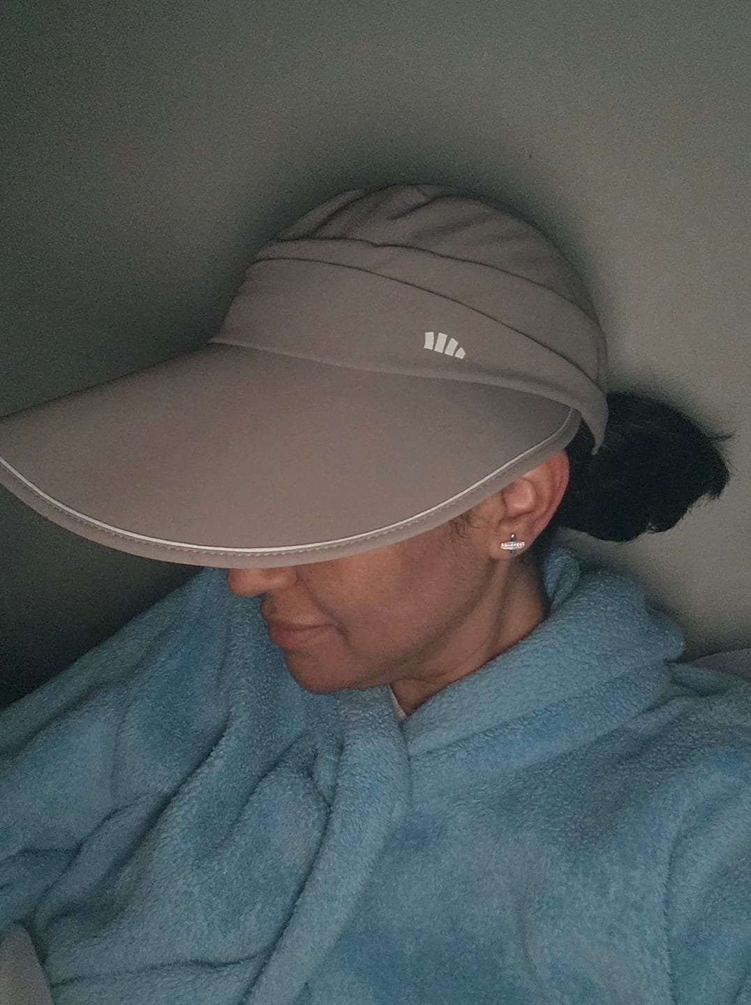 Customer photo review of Women's Wide Brim Sun Protection Hat UPF 100+ BM530