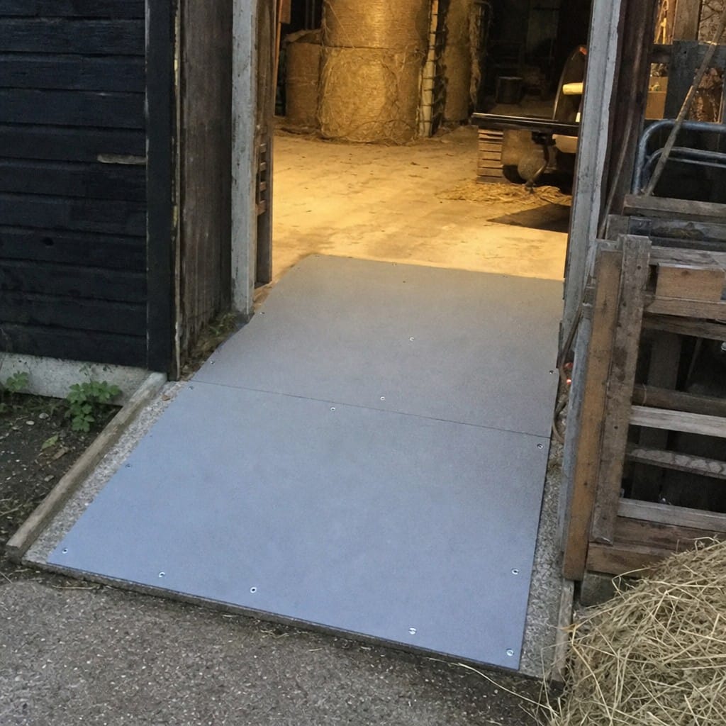 Customer photo review of Anti-Slip GRP Sheet 5mm R13 Gritted Floor Panel - 3 Sizes, 3 Colours