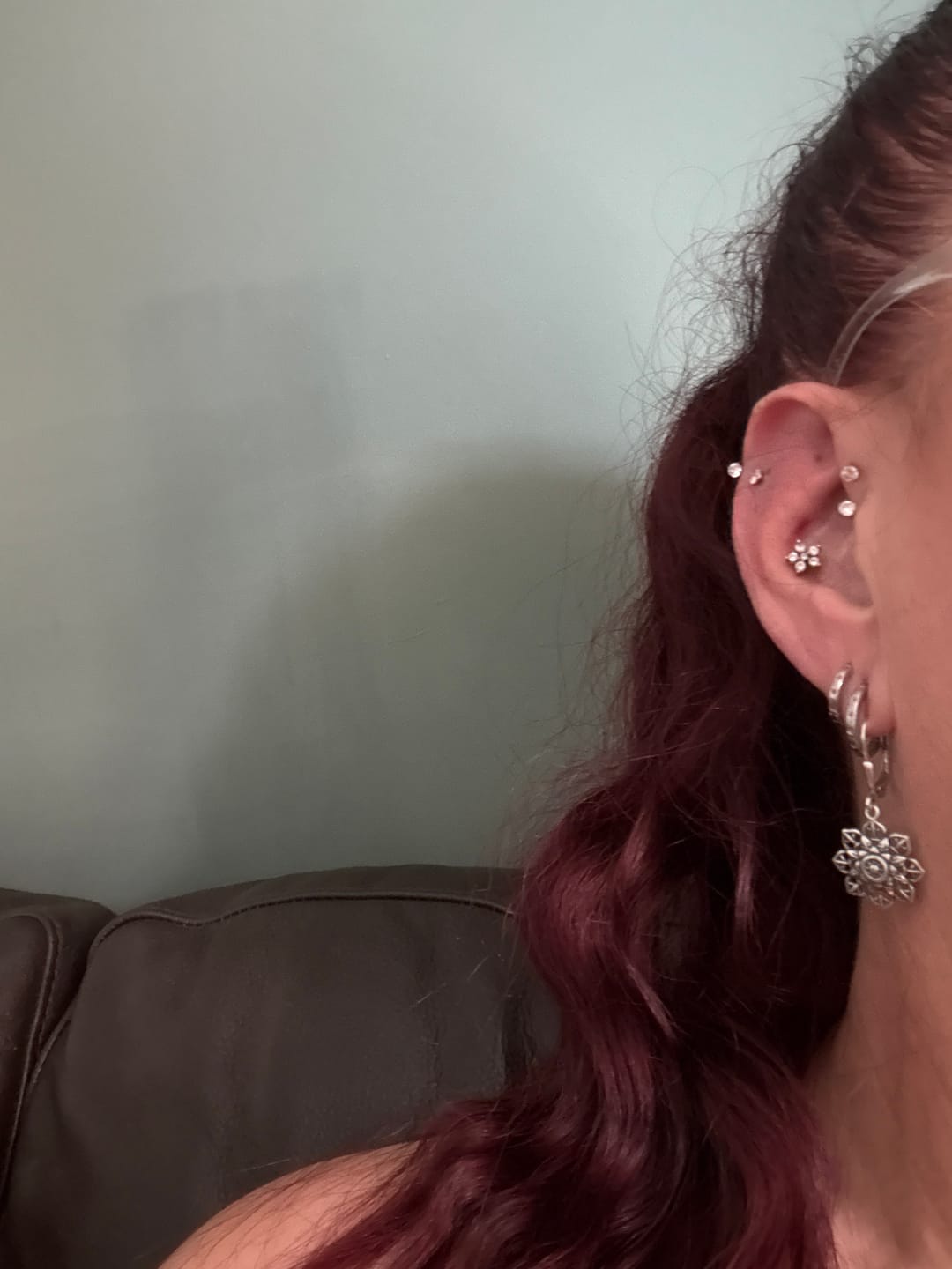 Customer photo review of Roxi U hoop Bright Silver