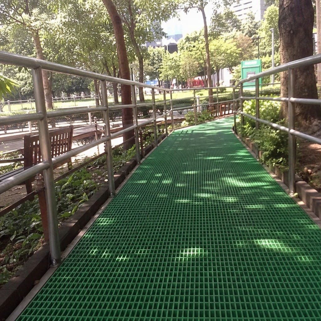 Customer photo review of GRP Grating Panels 38mm – Anti-Slip Fibreglass Floor Grating | Multiple Sizes & Colours