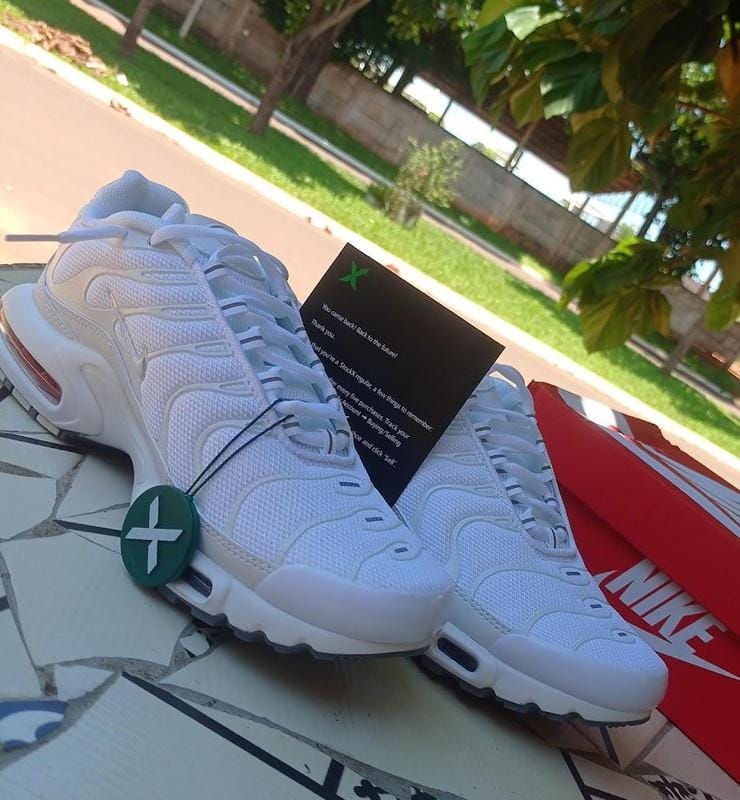 Customer photo review of Air Max TN Plus "White Grey"