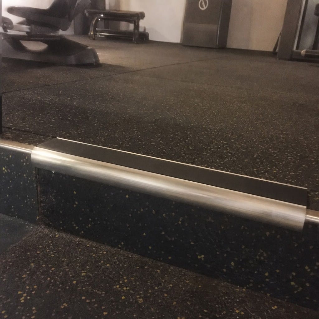 Customer photo review of Aluminium Stair Nosing 2.75m Single Channel 37mm Bullnose