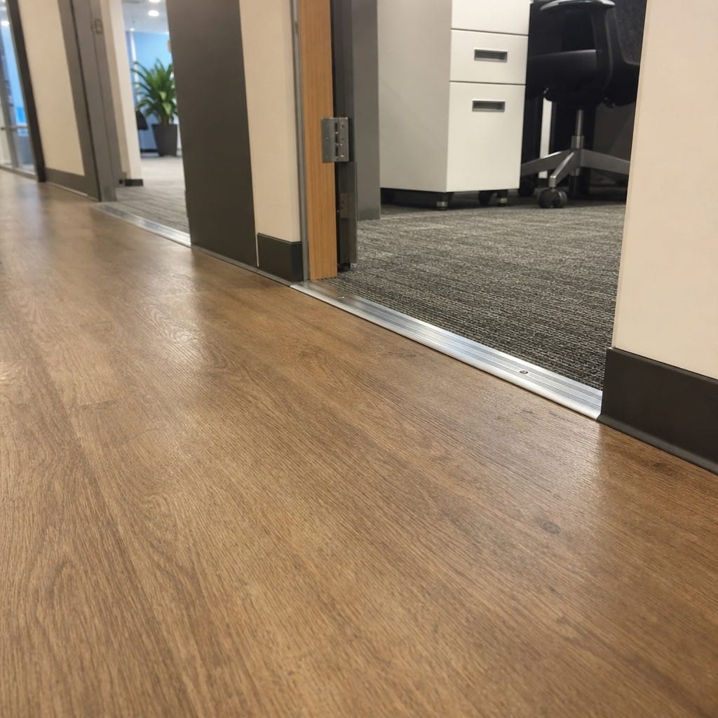 Customer photo review of 37mm Polished Aluminium Carpet Cover Strip 2.7m 0.9m