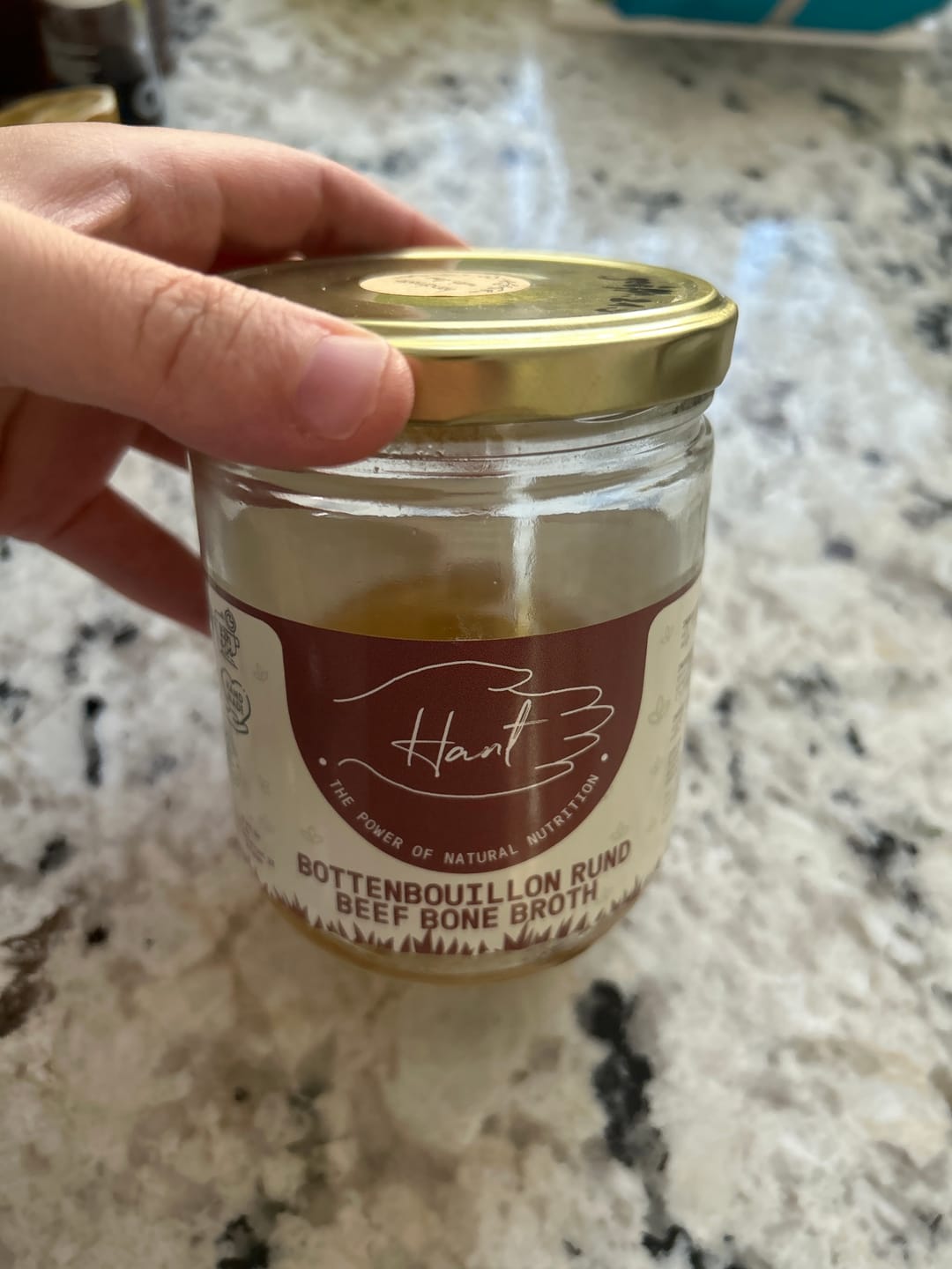 Customer photo review of Bottenbouillon - Rund - Bone Broth - Halal - Collageen - 400mL