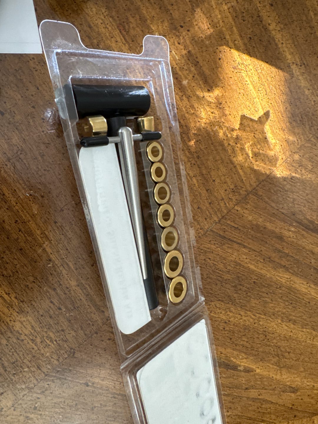 Customer photo review of Mouthpiece Shank Repair Kit - All Brass
