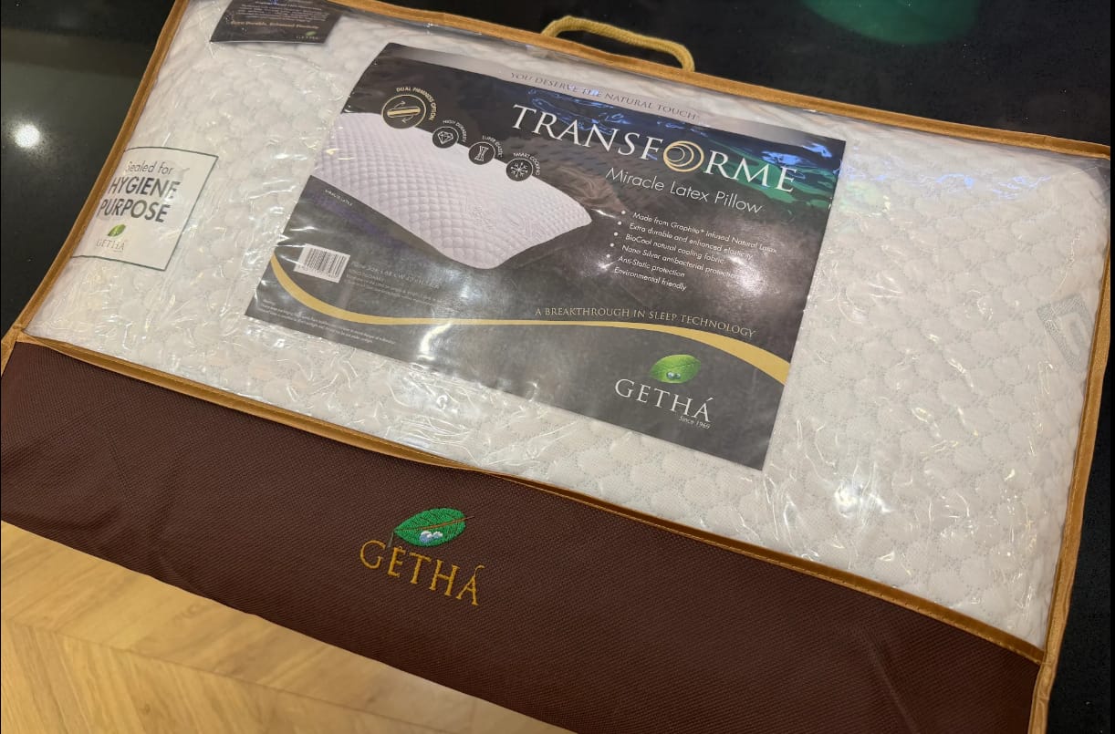 Customer photo review of (LIMITED UNIT) Getha Transforme Miracle Latex Pillow (NEW)