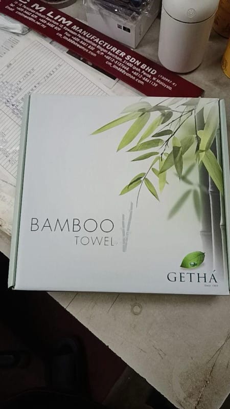 Customer photo review of Bamboo Bath Towel