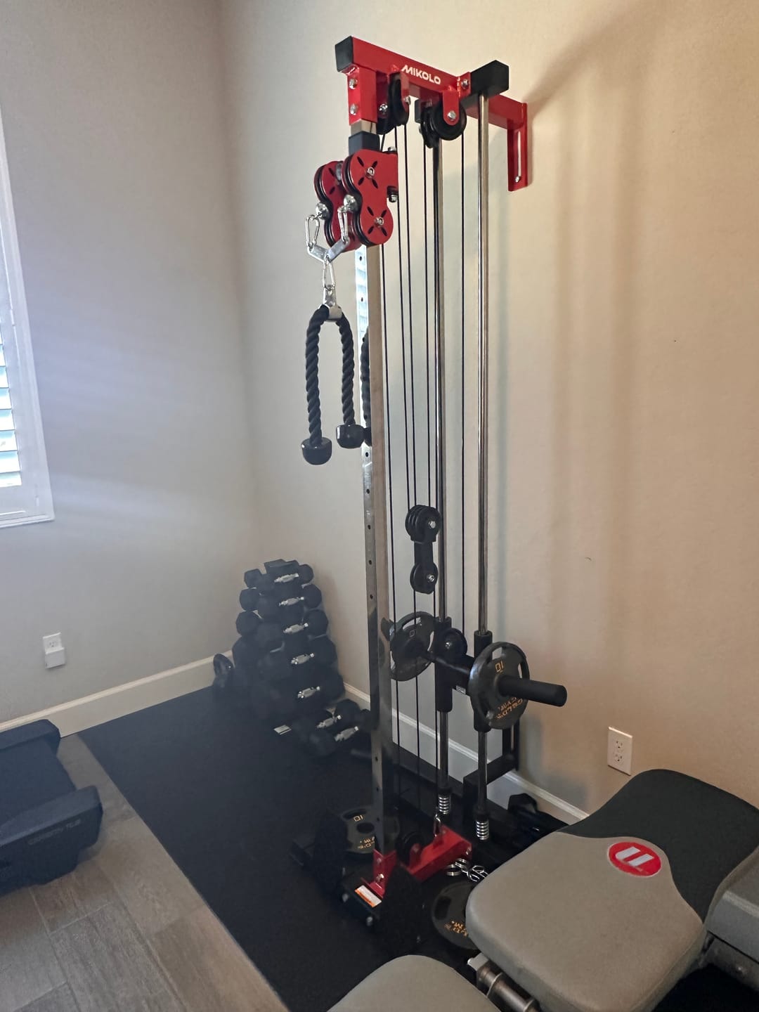Customer photo review of Plate Loaded Pulley Tower G3