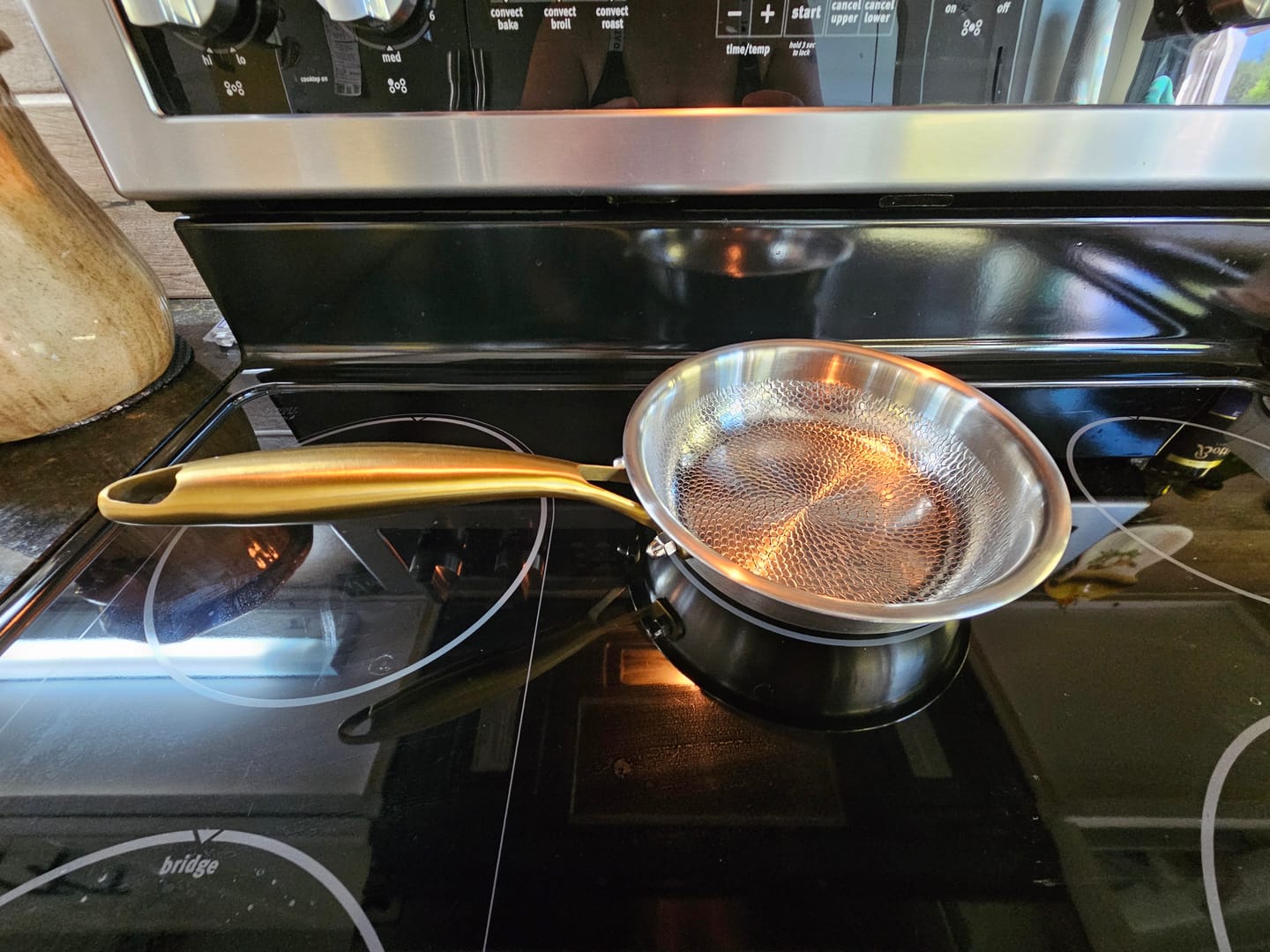 Customer photo review of Hand-Hammered Titanium Pan I Limited Edition