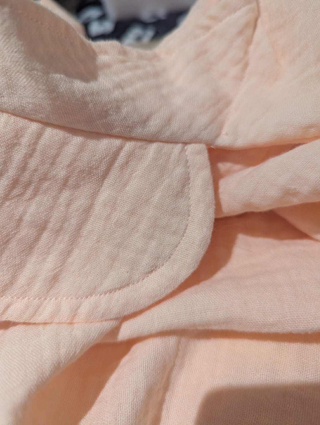 Customer photo review of Special Offer Peach Double Gauze Fabric