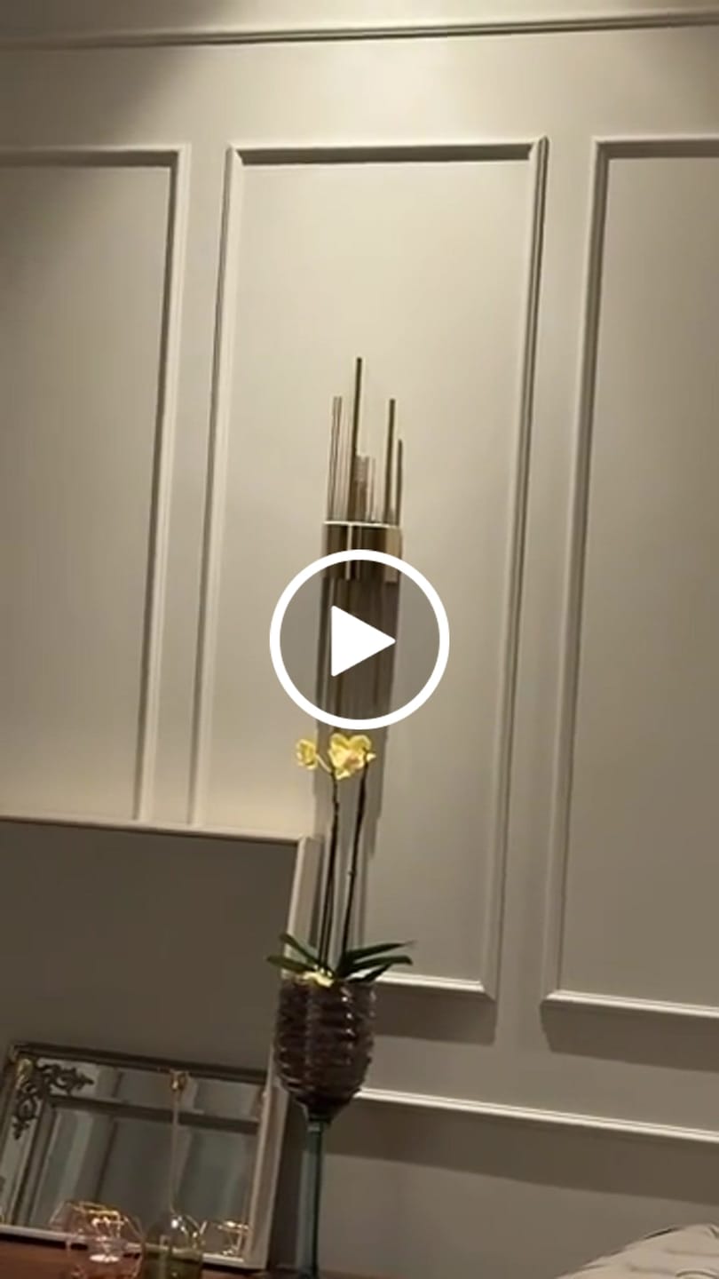 Customer video review of Arandela de Parede Spartan Metal e Vidro