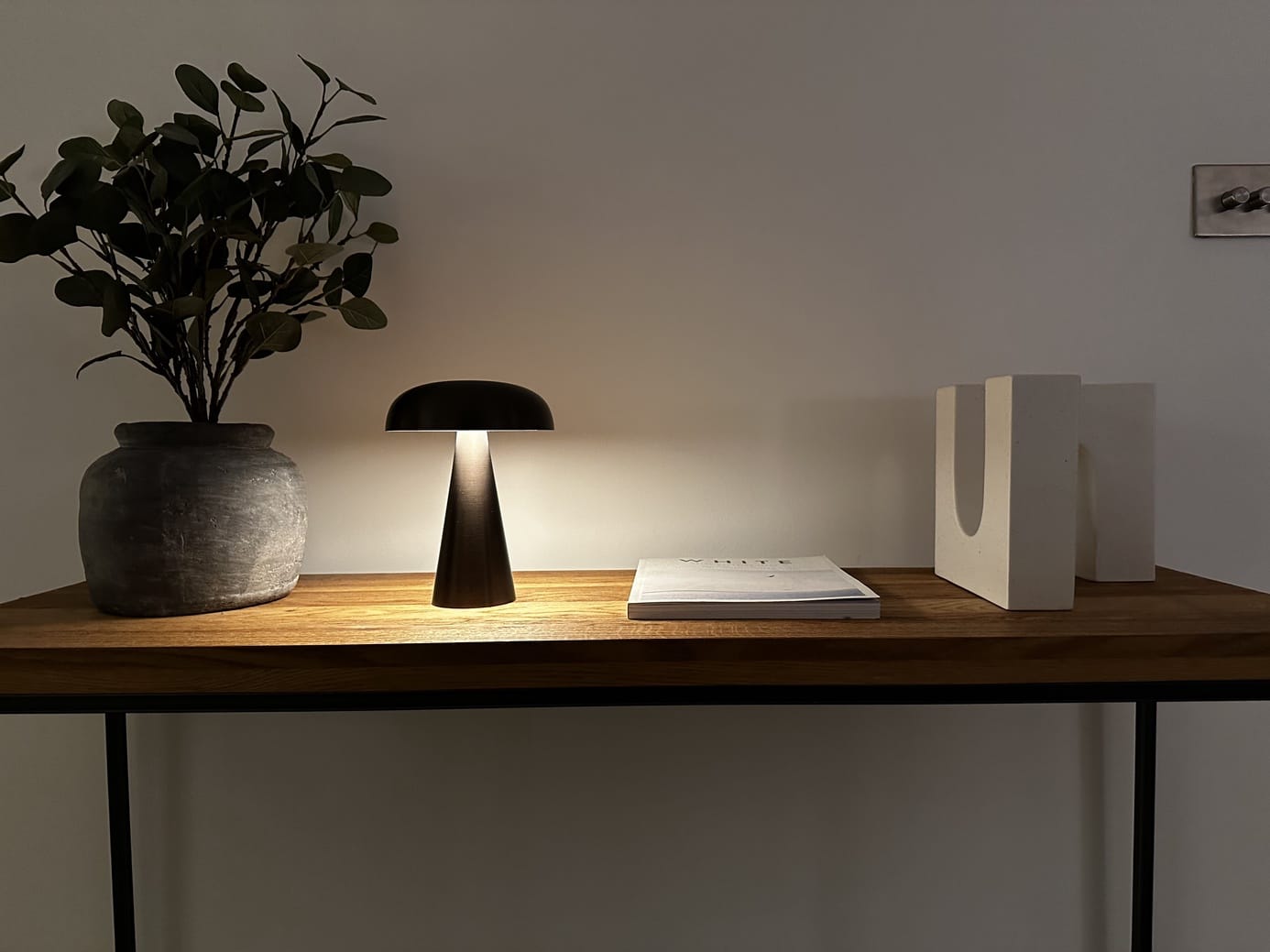 Customer photo review of Battery Table Lamp