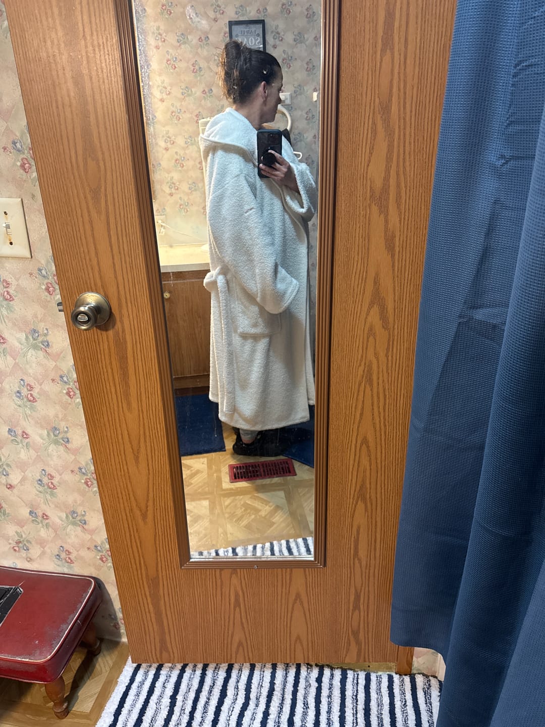 Customer photo review of Hooded Robe
