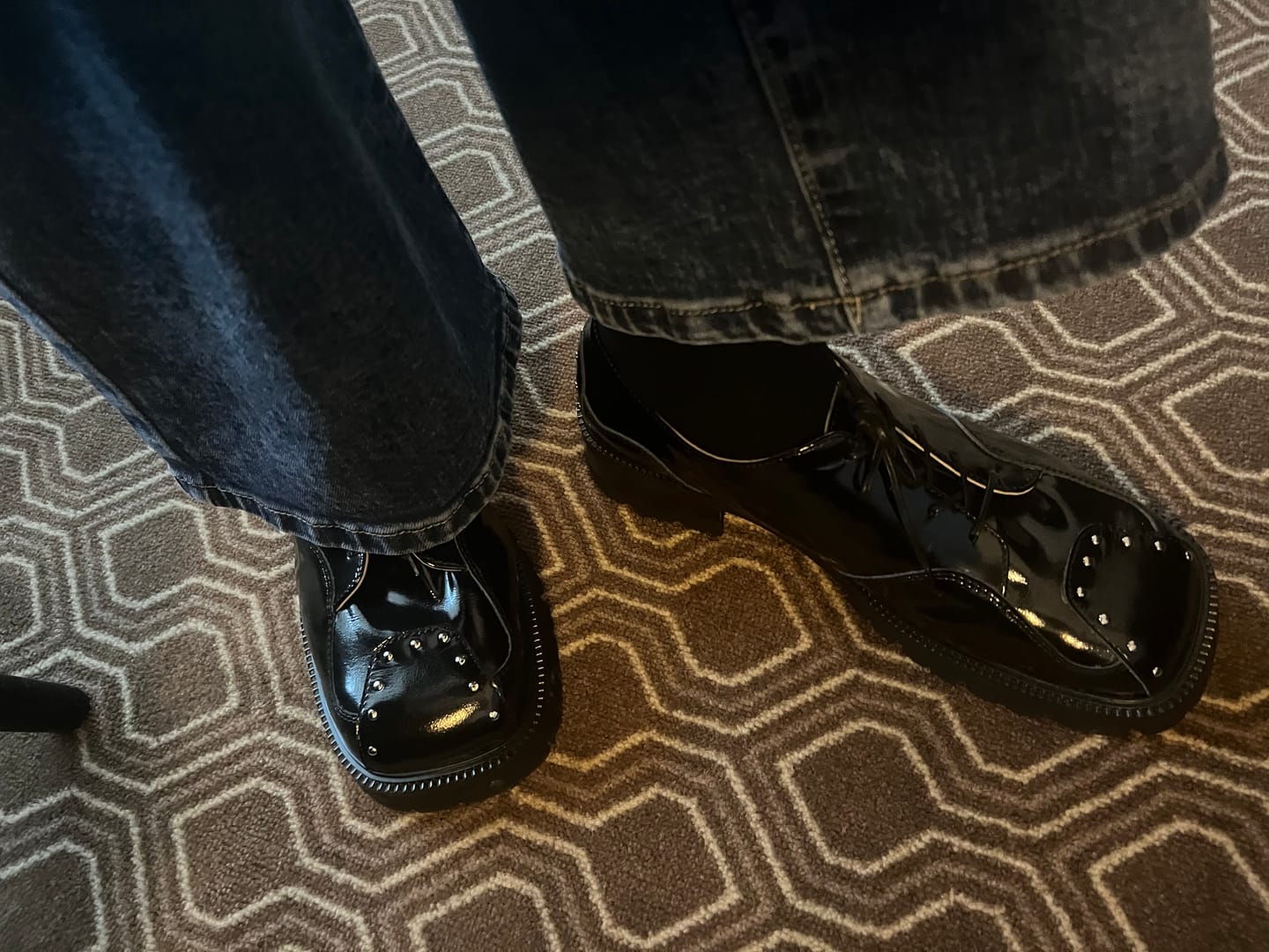 Customer photo review of "Espresso Oxfords"