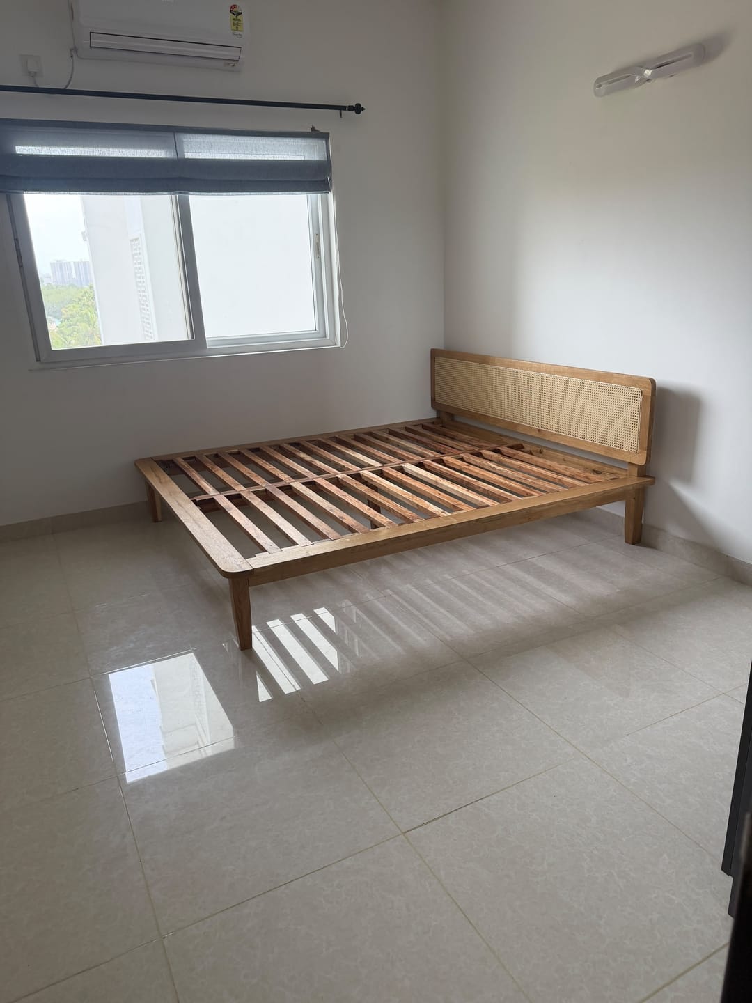 Customer photo review of Karina Solid Wood Cane Bed