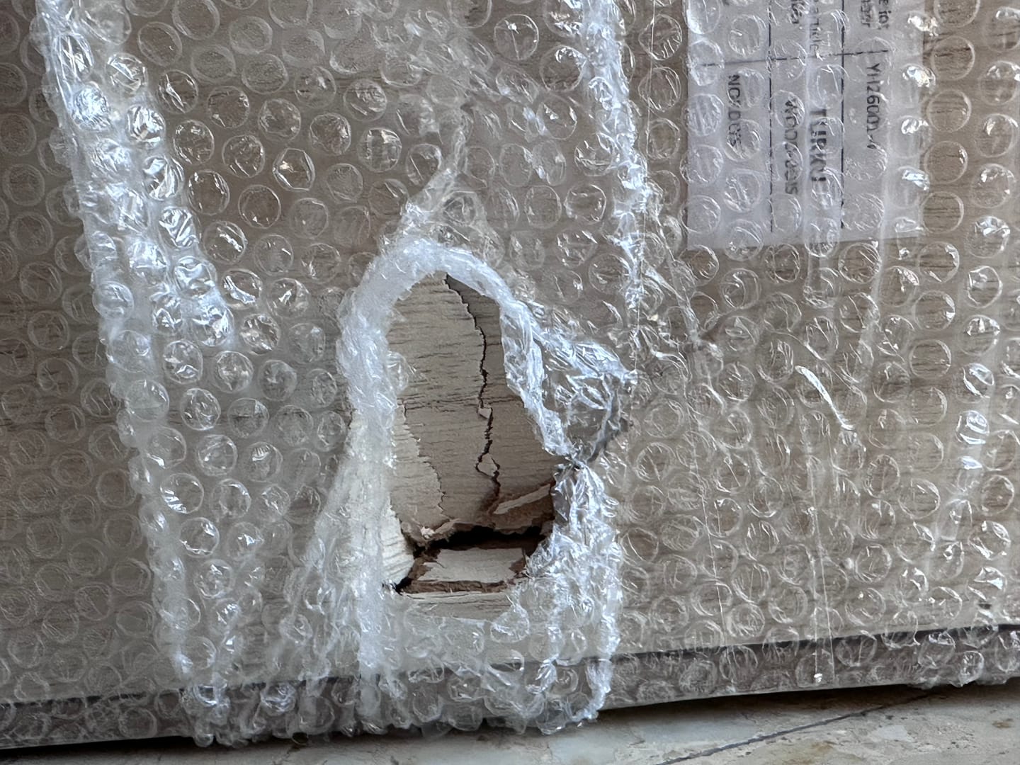 Customer photo review of TURKU - Portant vestiaire en bois massif