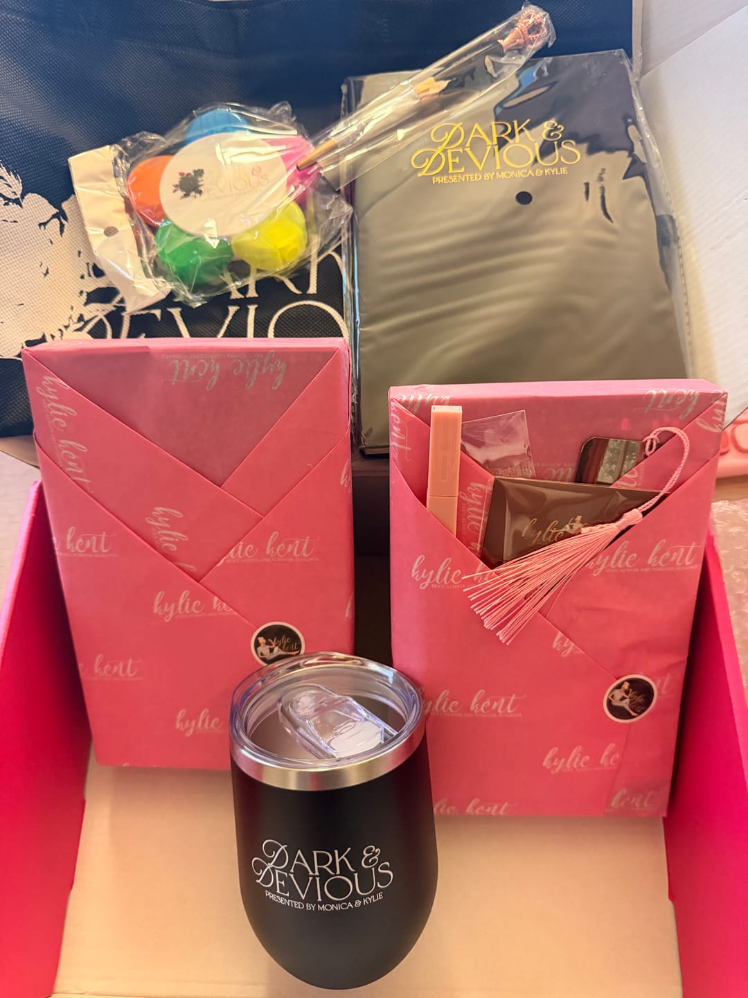 Customer photo review of Dark and Devious: A Special Edition Box