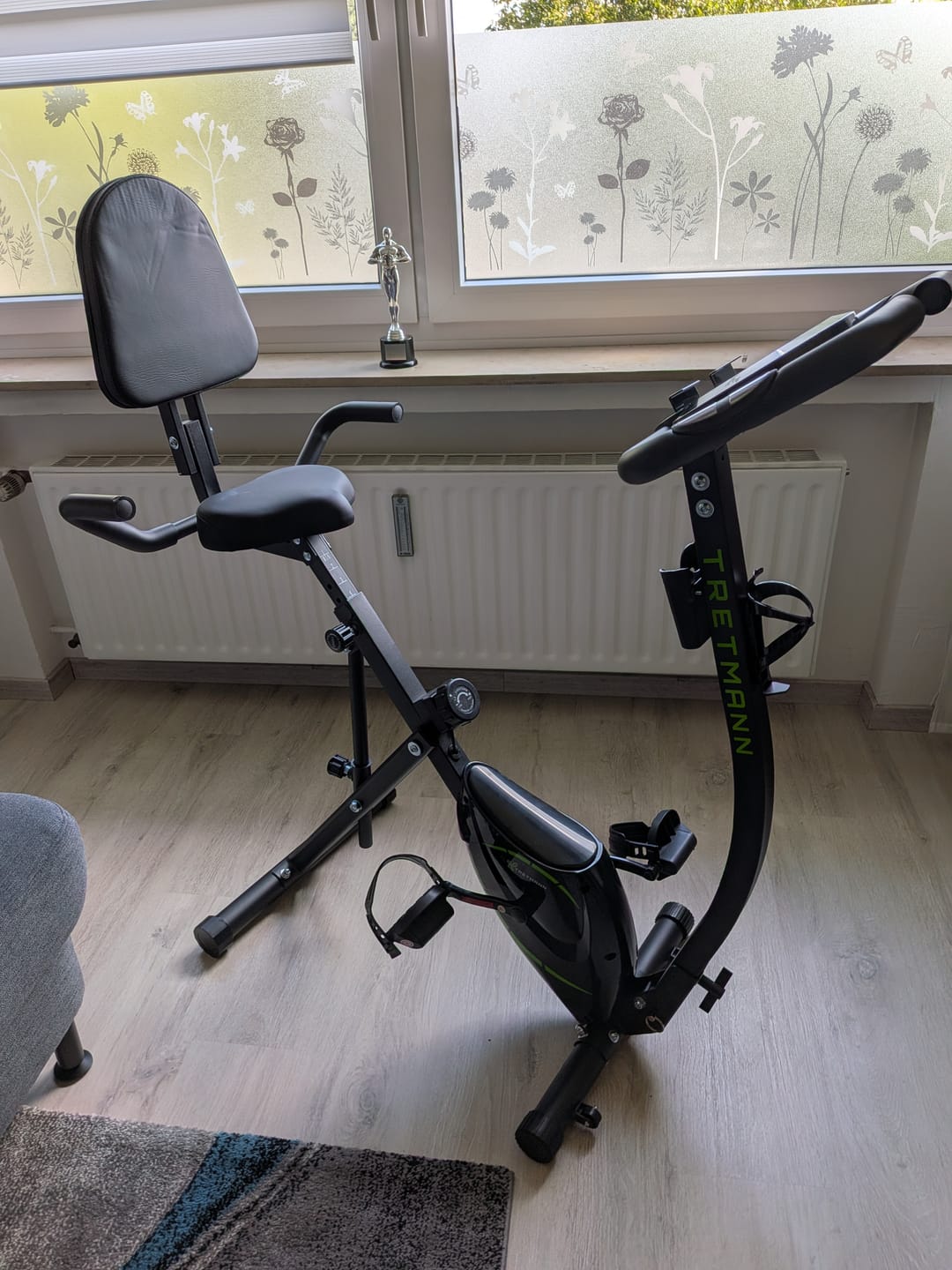 Customer photo review of Tretmann RIDE- Heimtrainer mit tiefem Einstieg