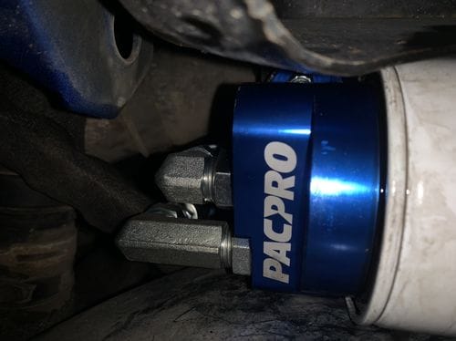 Customer photo review of 2010-2018 Cummins Oil Filter Relocation Kit (HP10593)