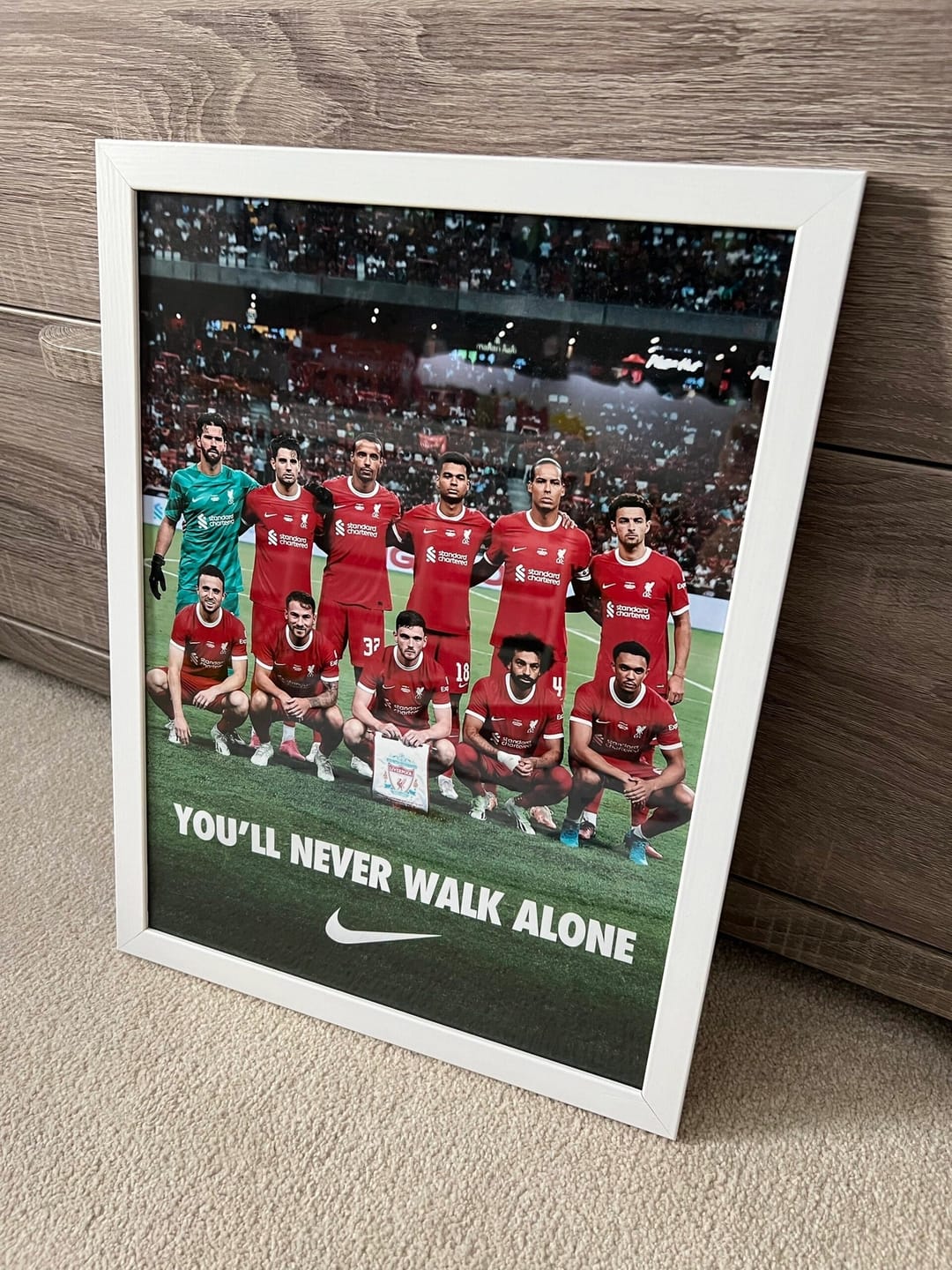 Customer photo review of Liverpool 'You'll Never Walk Alone' Poster