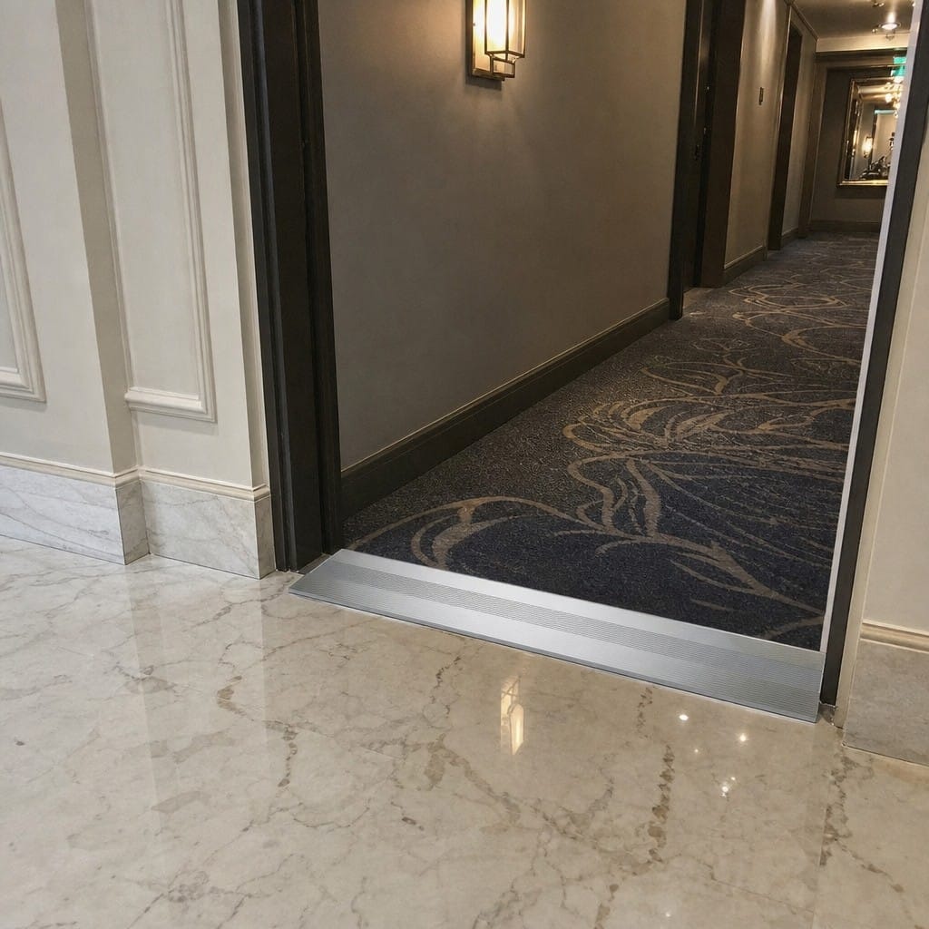 Customer photo review of Aluminium Floor Ramp 10mm 12mm Anodised Vehicle Access Transition