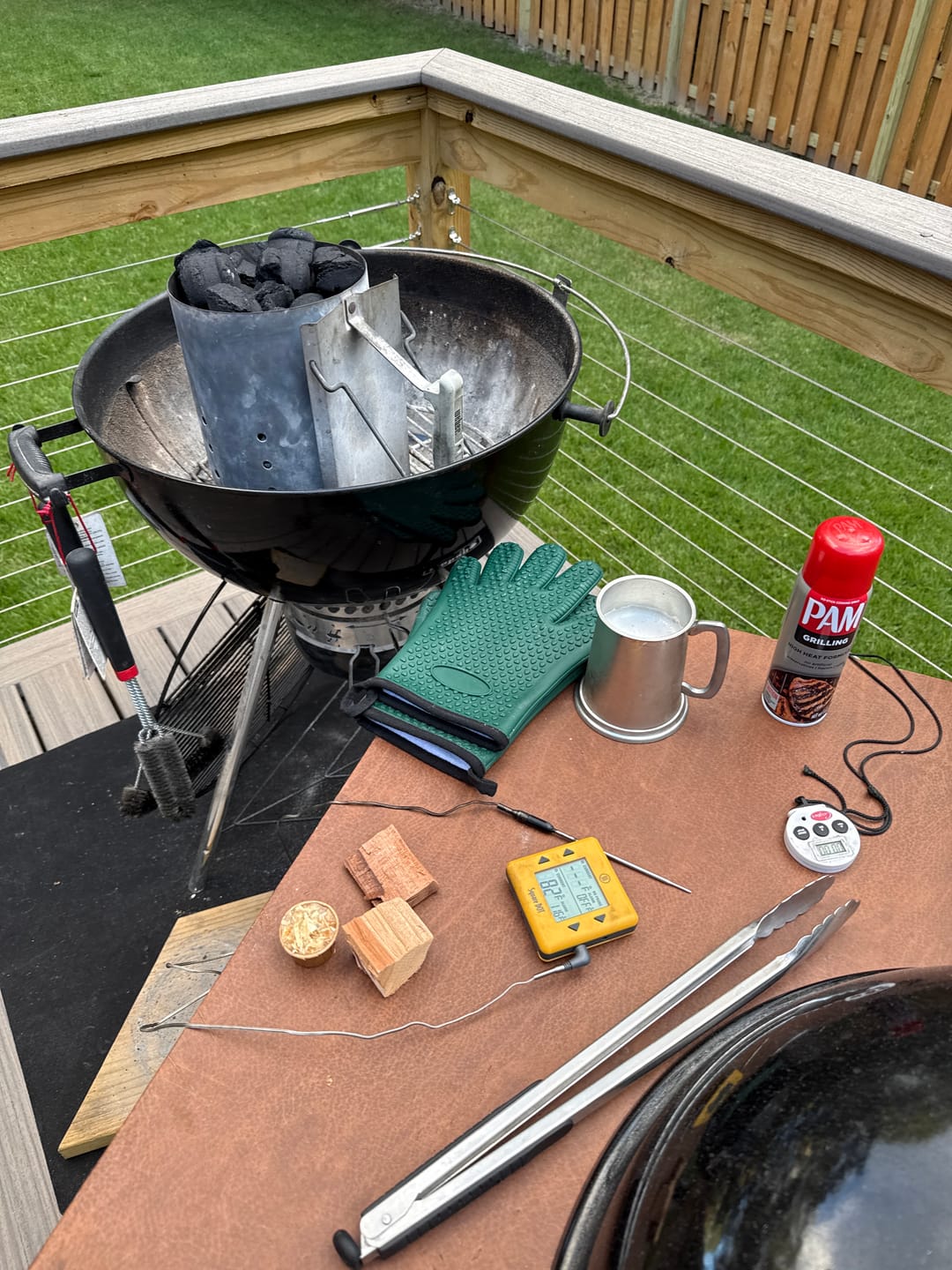 Customer photo review of Silicone Oven Mitts - Extreme Heat Resistant BBQ Gloves - Handle Hot Food Right on Your Grill Fryer