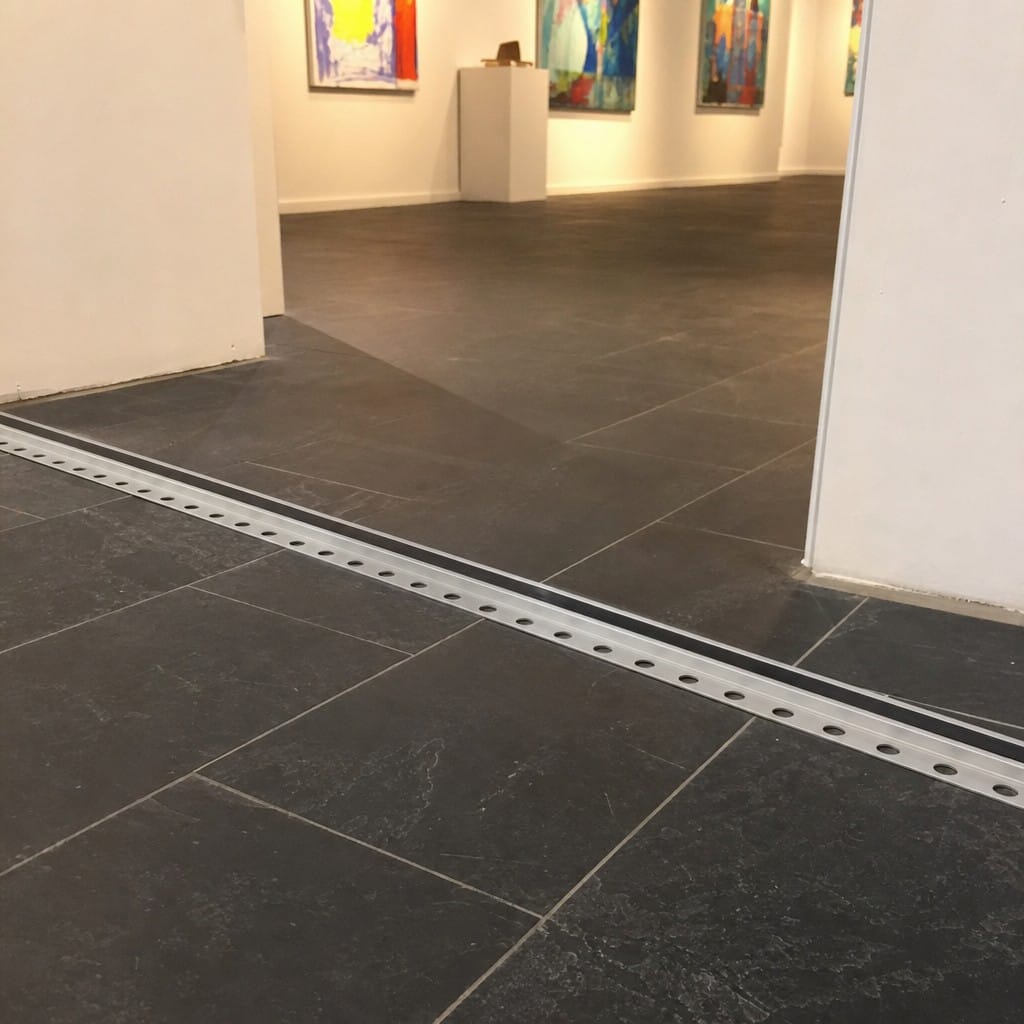 Customer photo review of Commercial Movement Joint 15mm Aluminium Santoprene BS5385
