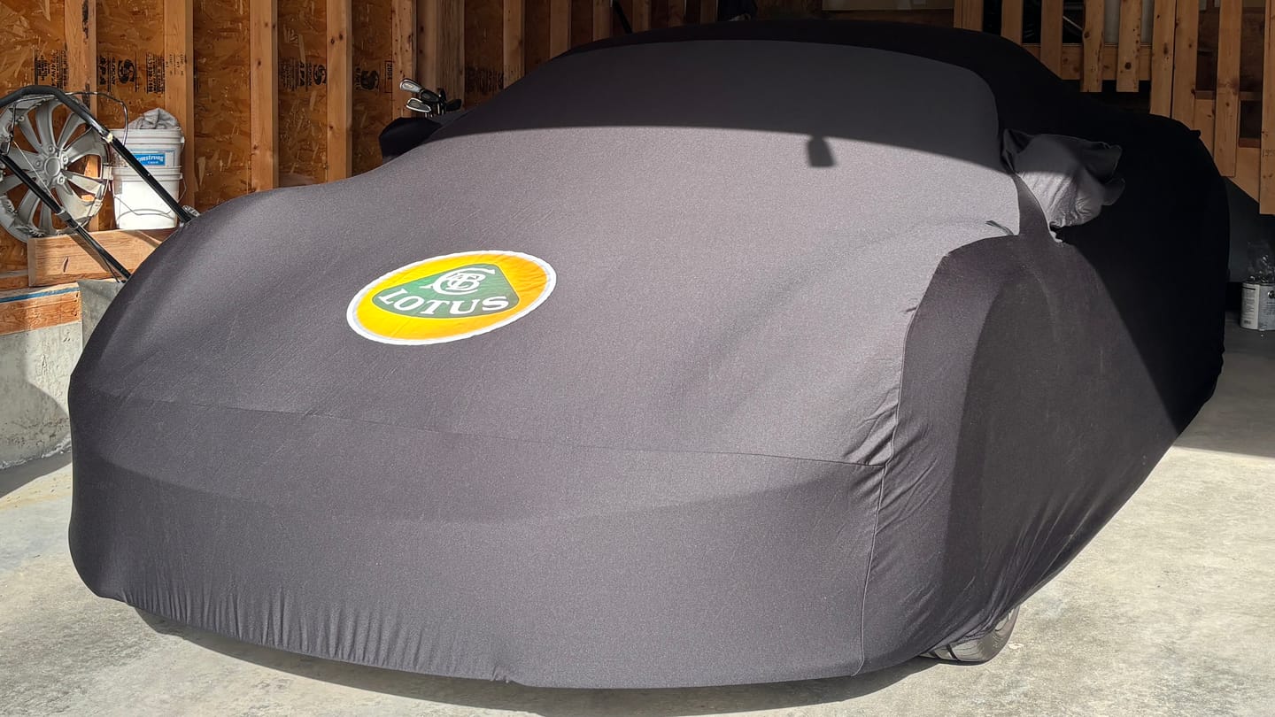Customer photo review of 2022-2026 Lotus Emira 2 Door Coupe 2 mirrors Purfit Indoor Custom Car Cover