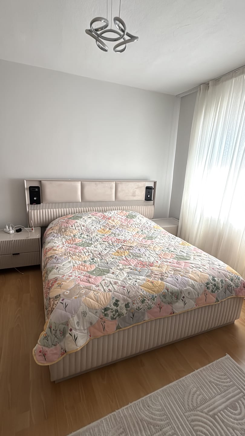 Customer photo review of Alora Çift Kişilik Pamuklu Kapitone Pike & Yatak Örtüsü