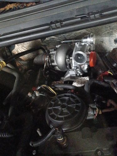 Customer photo review of 1999 Powerstroke Stock Plus Billet Turbocharger (300956)