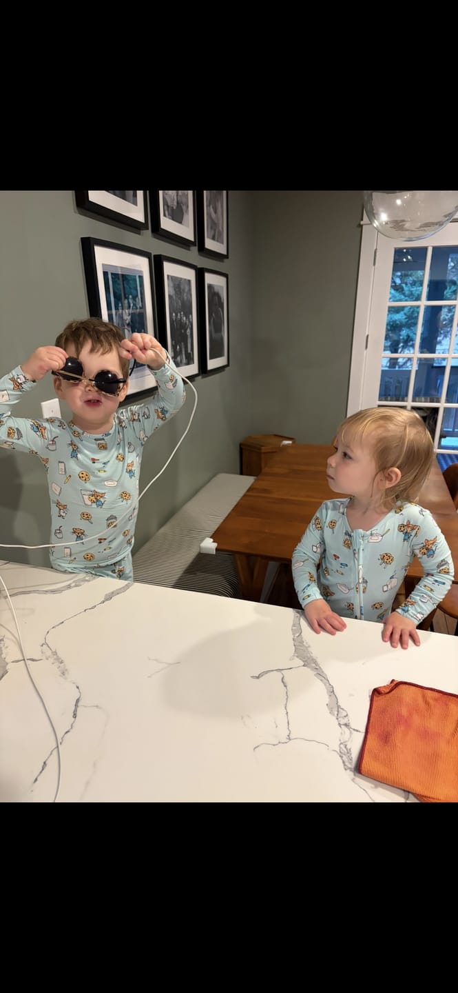 Customer photo review of If You Give a Mouse a Cookie Bamboo Kids Pajamas