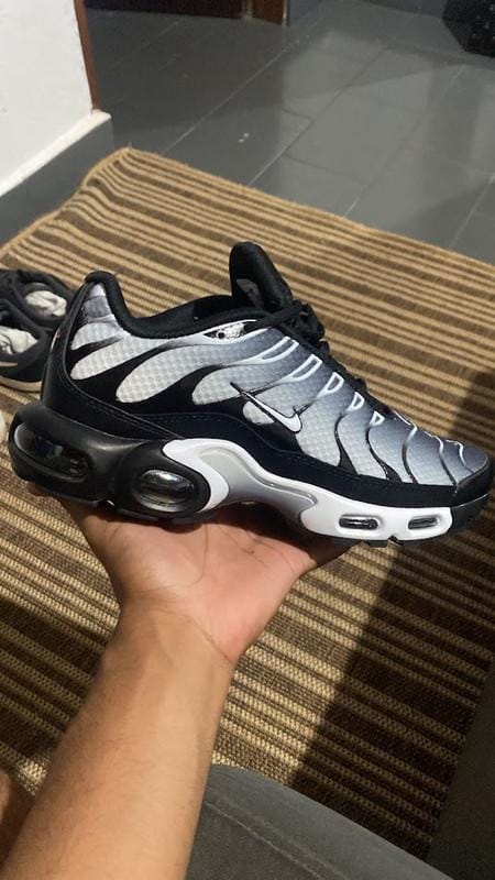 Customer photo review of Air Max TN Plus "Black Metallic Silver"